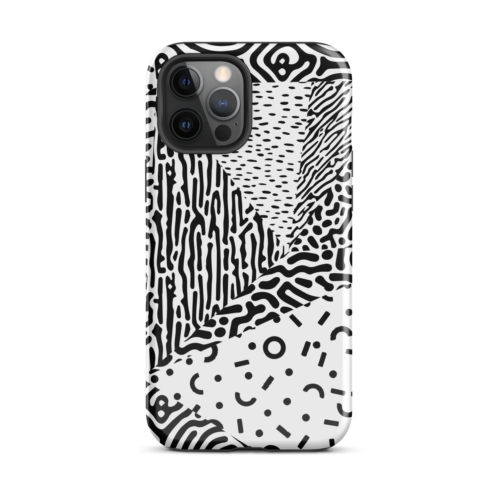 Abstract Animal Print iPhone 12 Pro Max Case