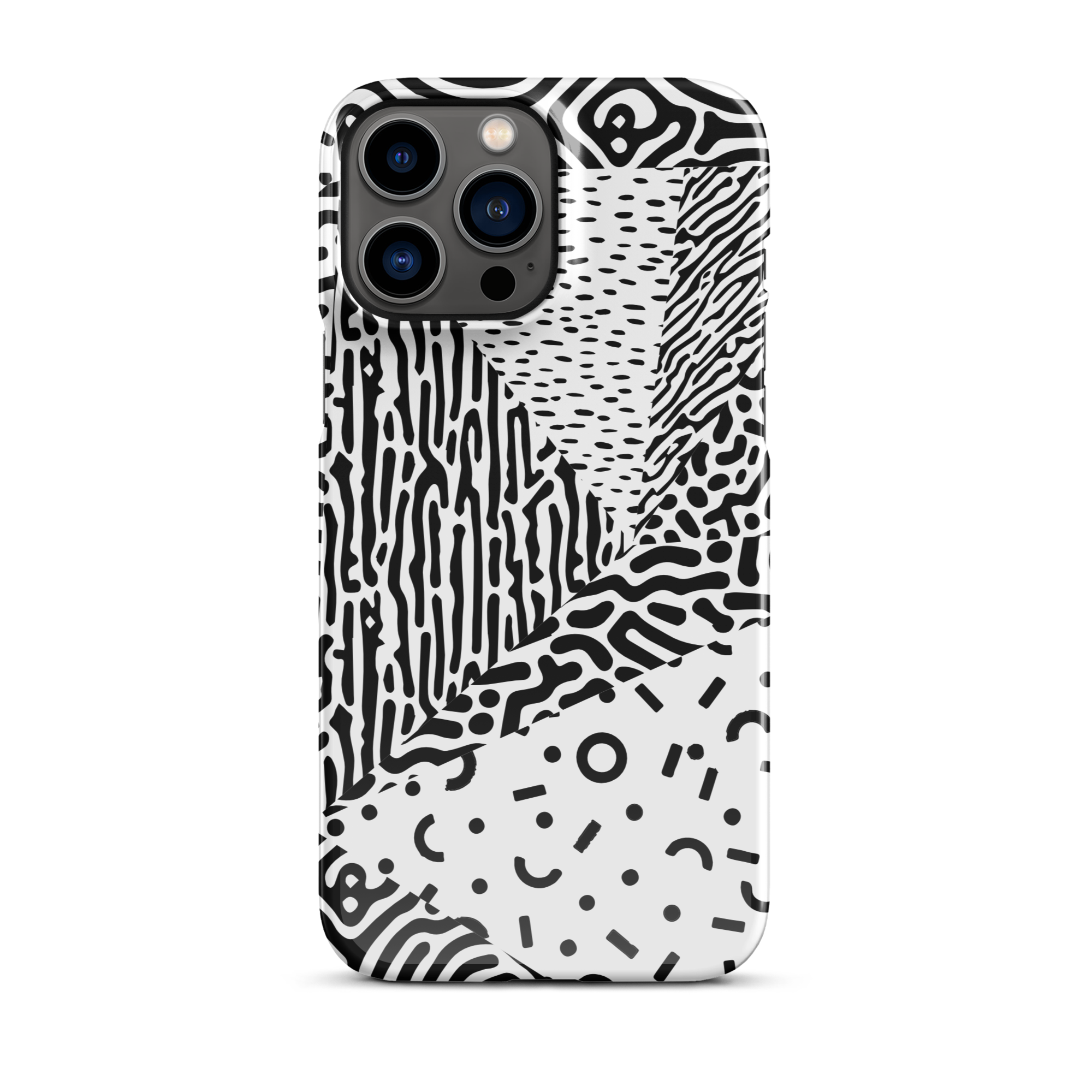 Abstract Animal Print iPhone 13 Pro Max Case
