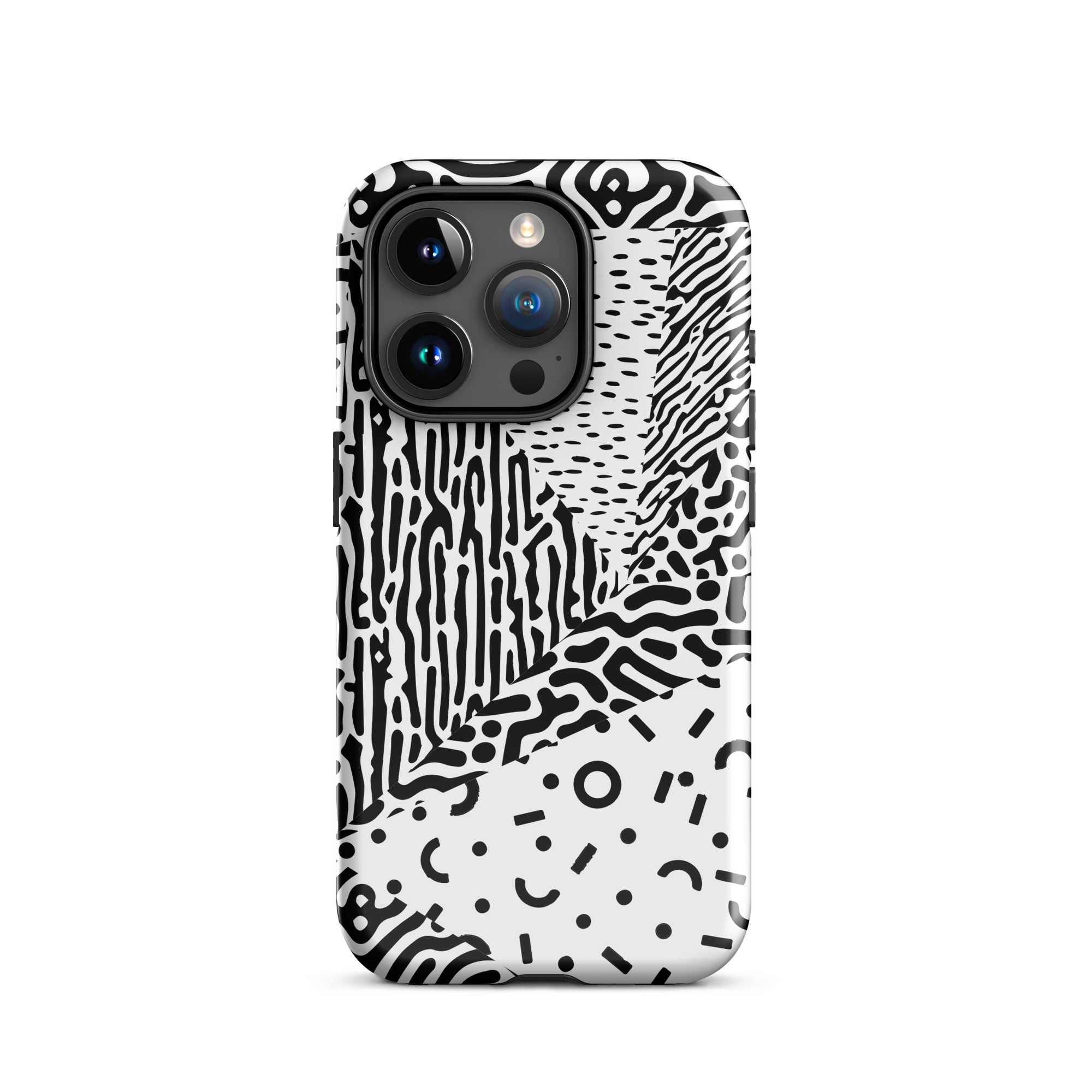Abstract Animal Print iPhone 15 Pro Case