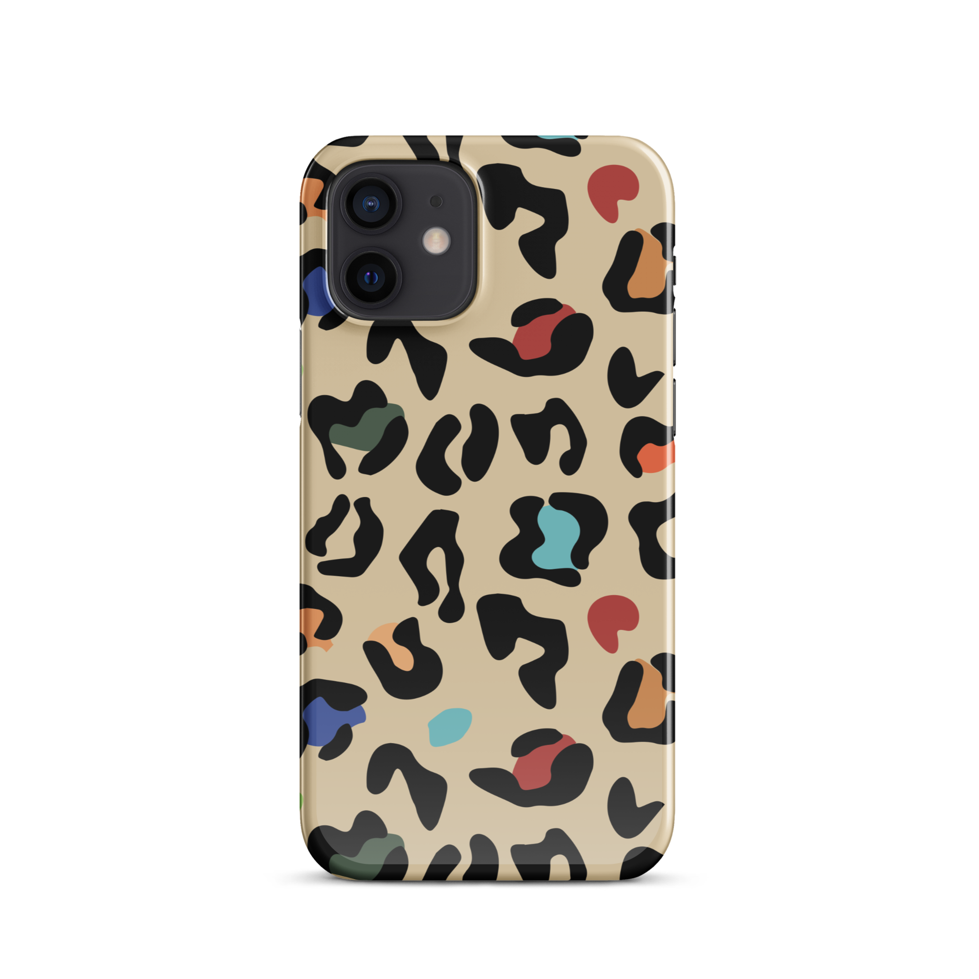 Abstract Leopard Print iPhone 12 Case