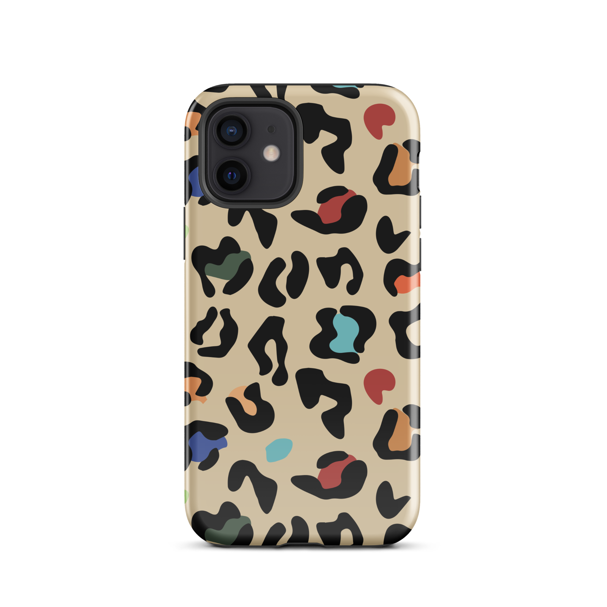 Abstract Leopard Print iPhone 12 Case