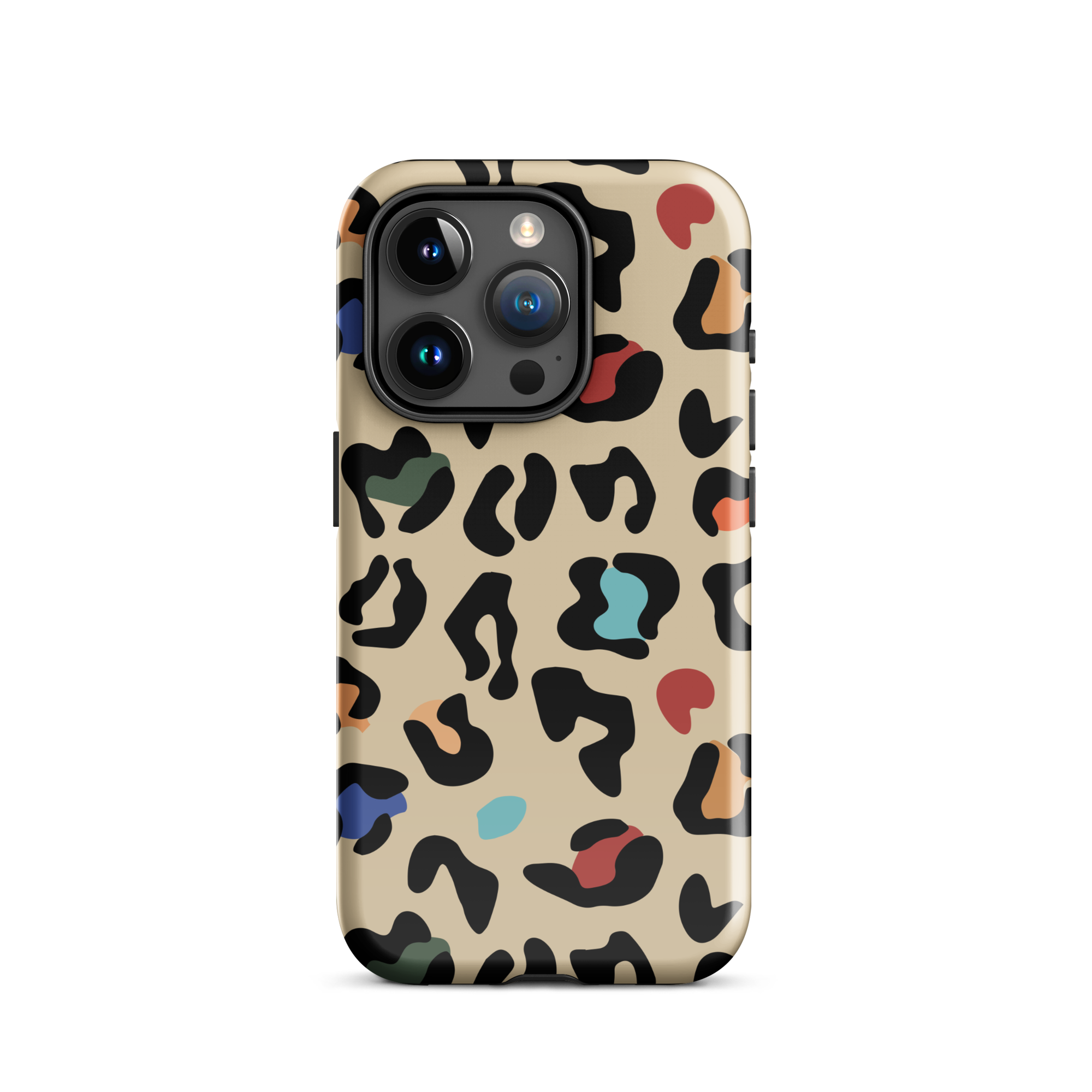 Abstract Leopard Print iPhone 15 Pro Case