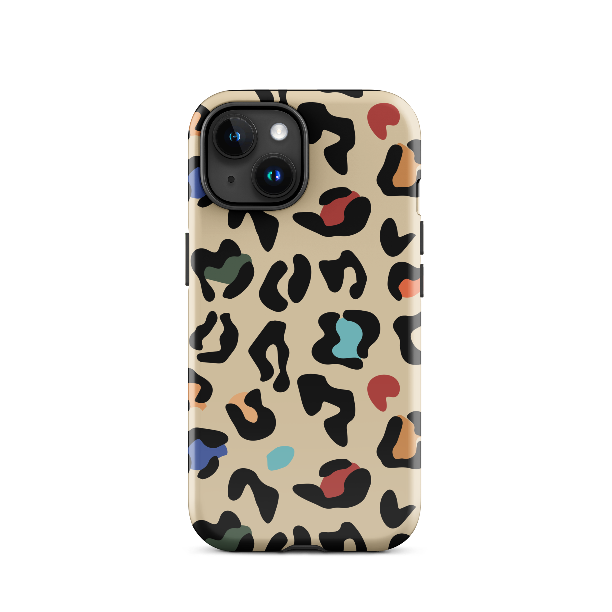 Abstract Leopard Print iPhone 15 Case