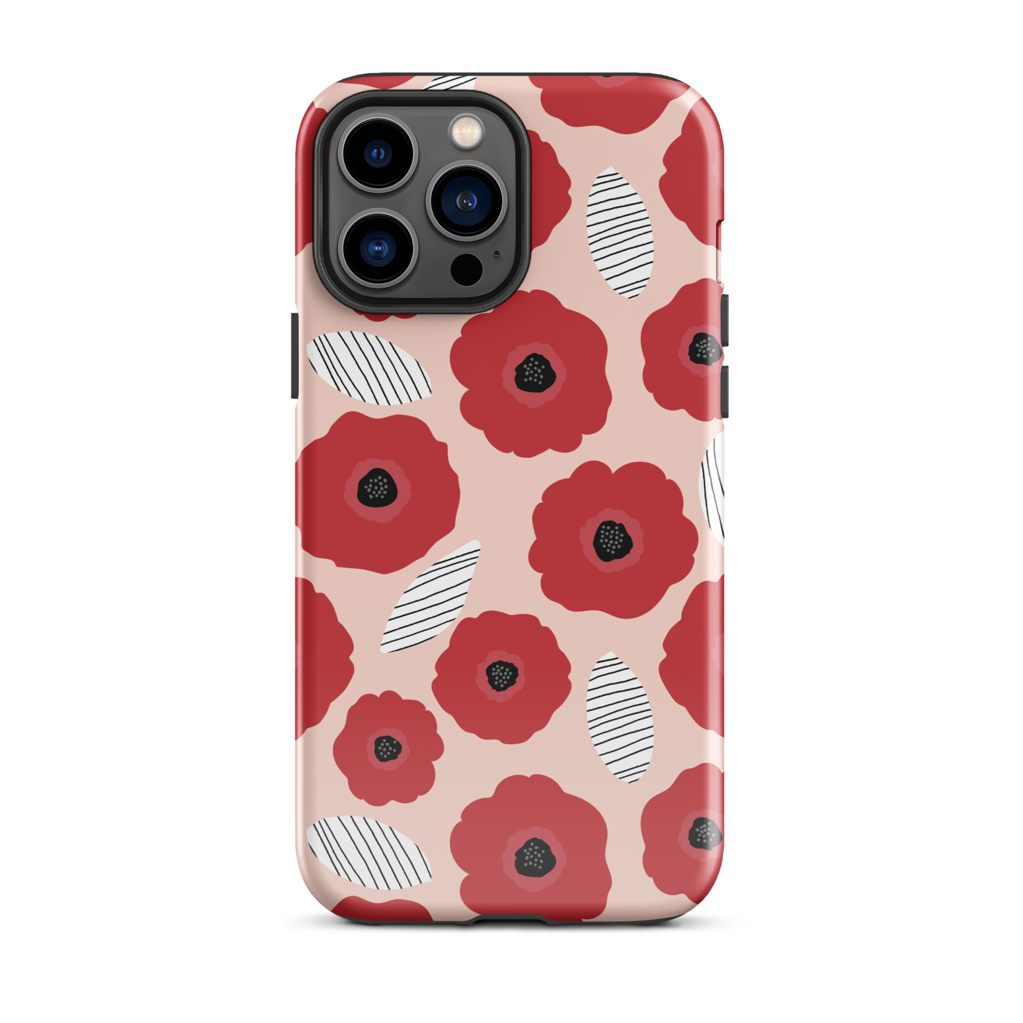 Abstract Poppies iPhone 13 Pro Max Case