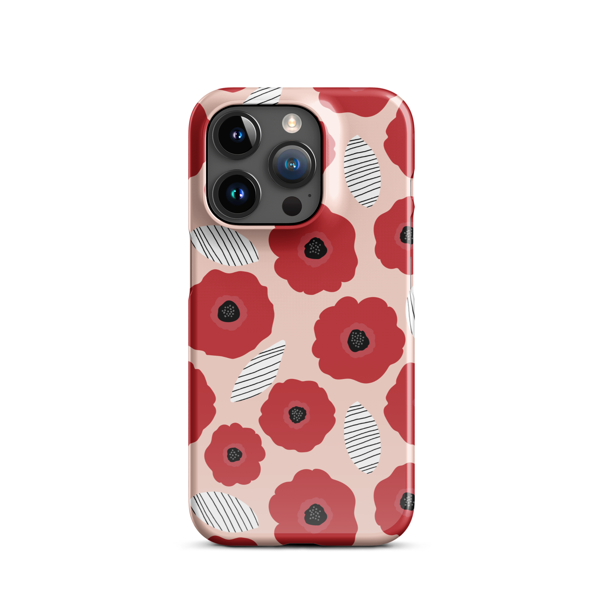 Abstract Poppies iPhone 15 Pro Case