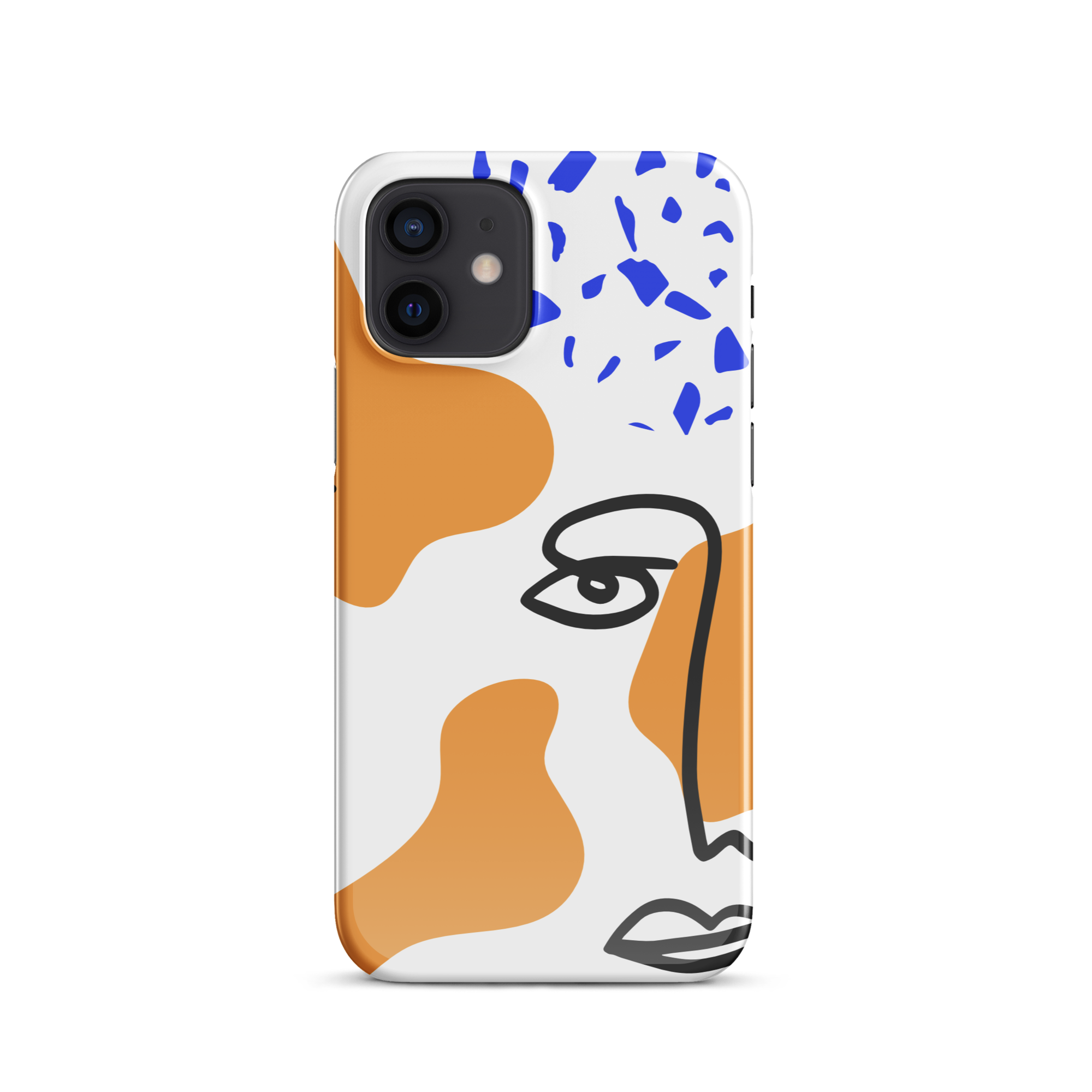 Blue & Orange Muse iPhone 12 Case