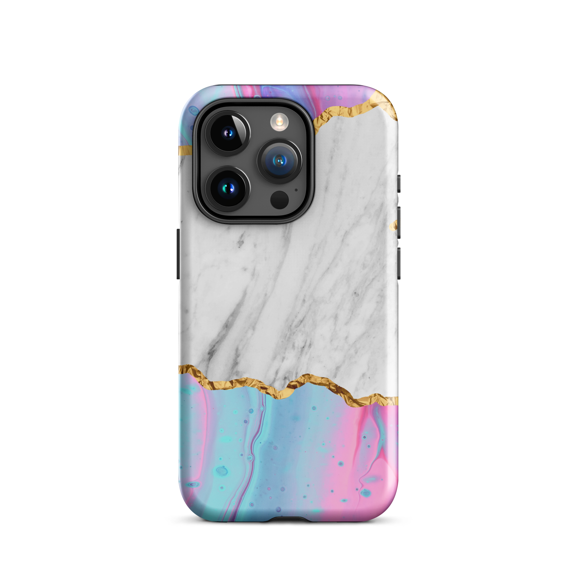 Candy Gold Marble iPhone 15 Pro Case