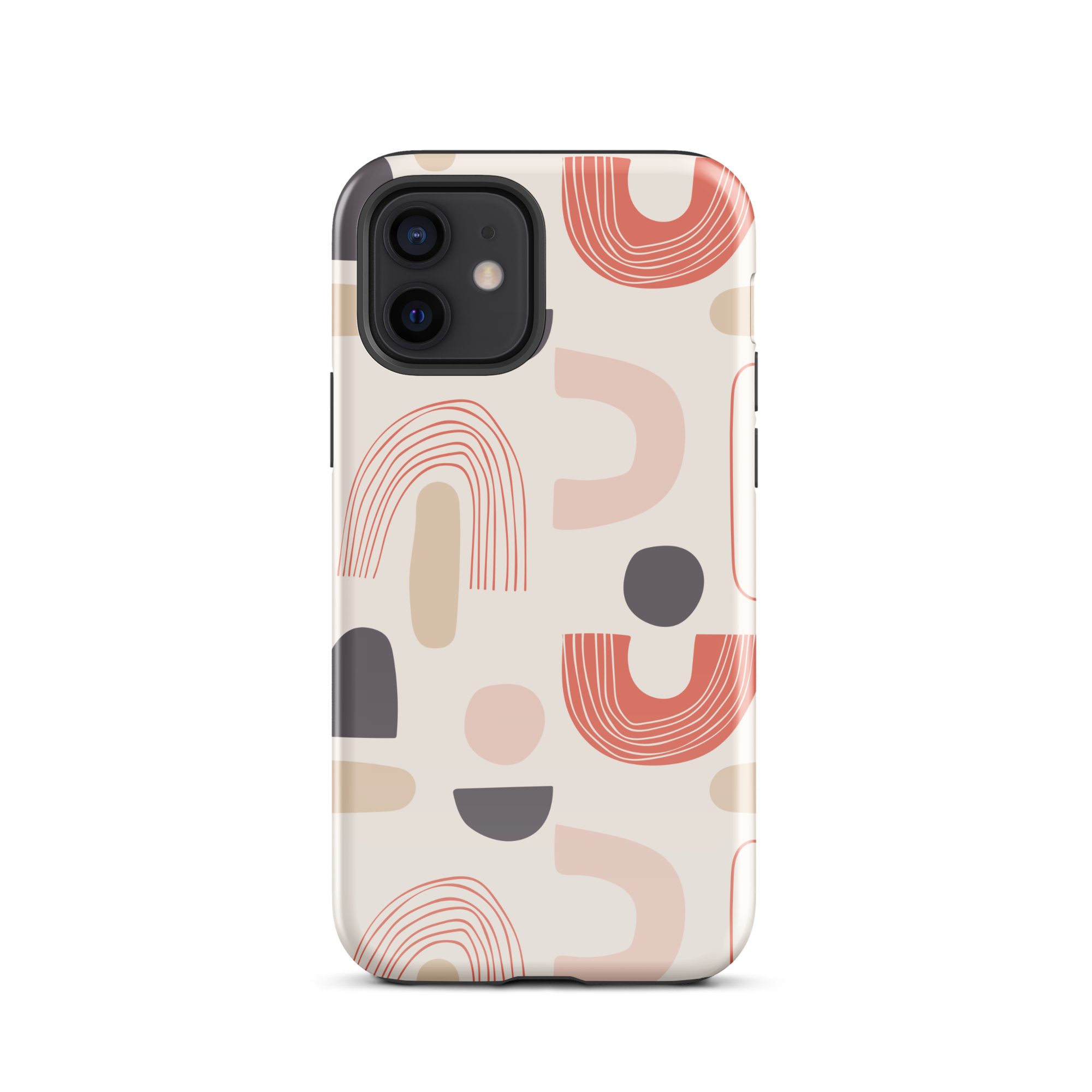 Coral Curves iPhone 12 Case