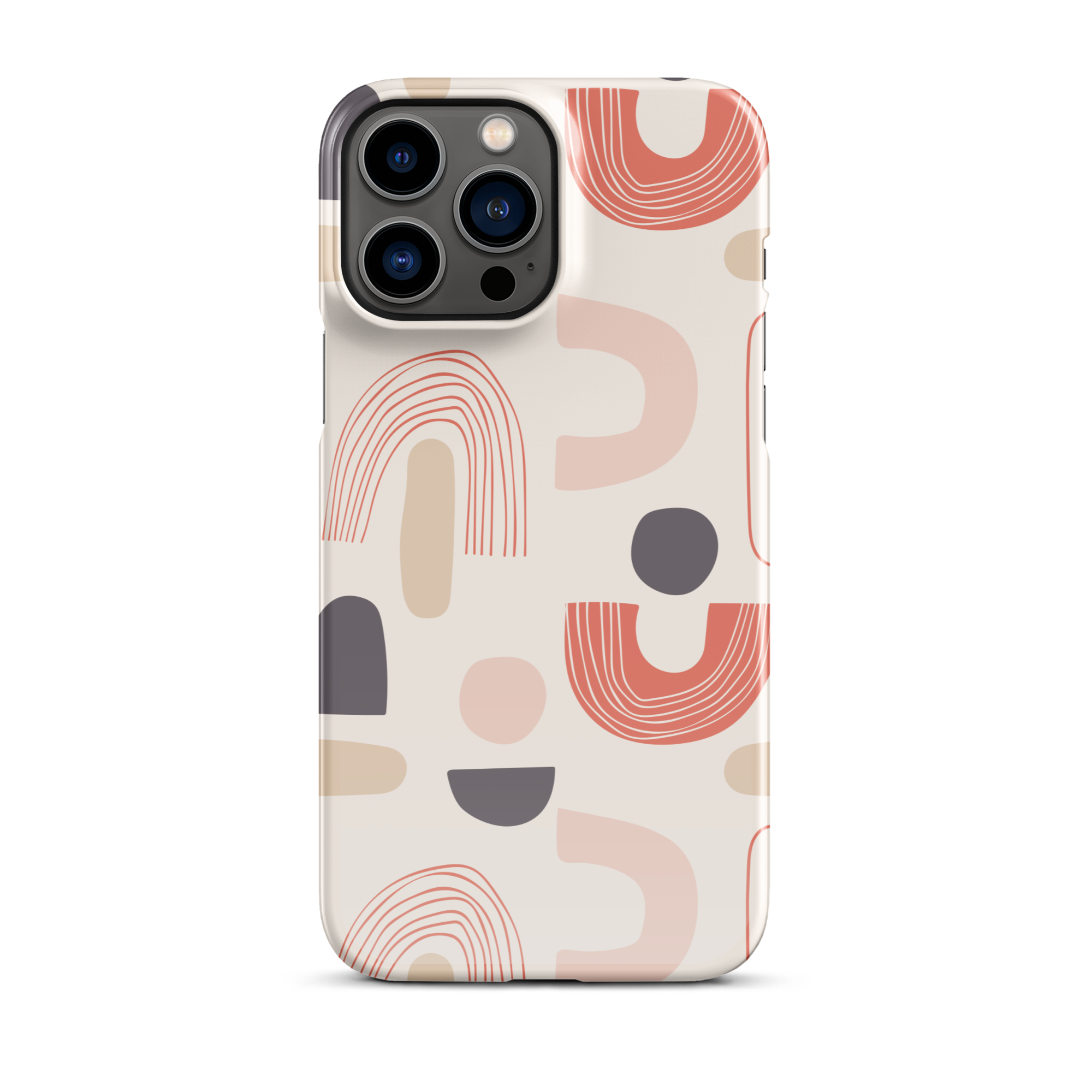 Coral Curves iPhone 13 Pro Max Case