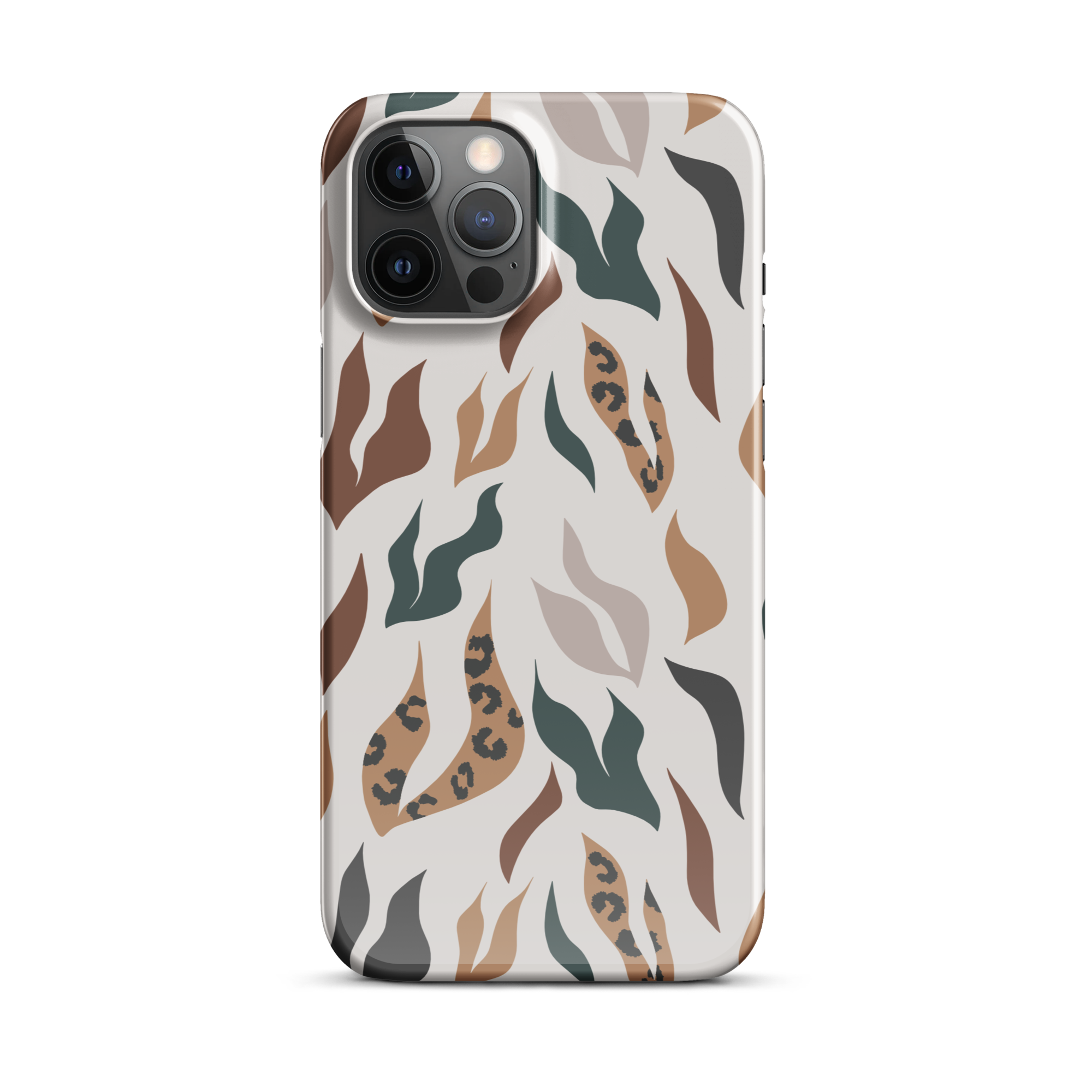Leopard Leaves iPhone 12 Pro Max Case