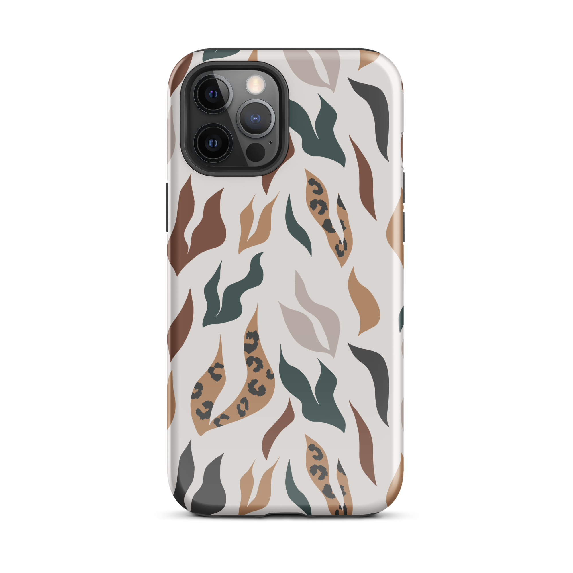 Leopard Leaves iPhone 12 Pro Max Case