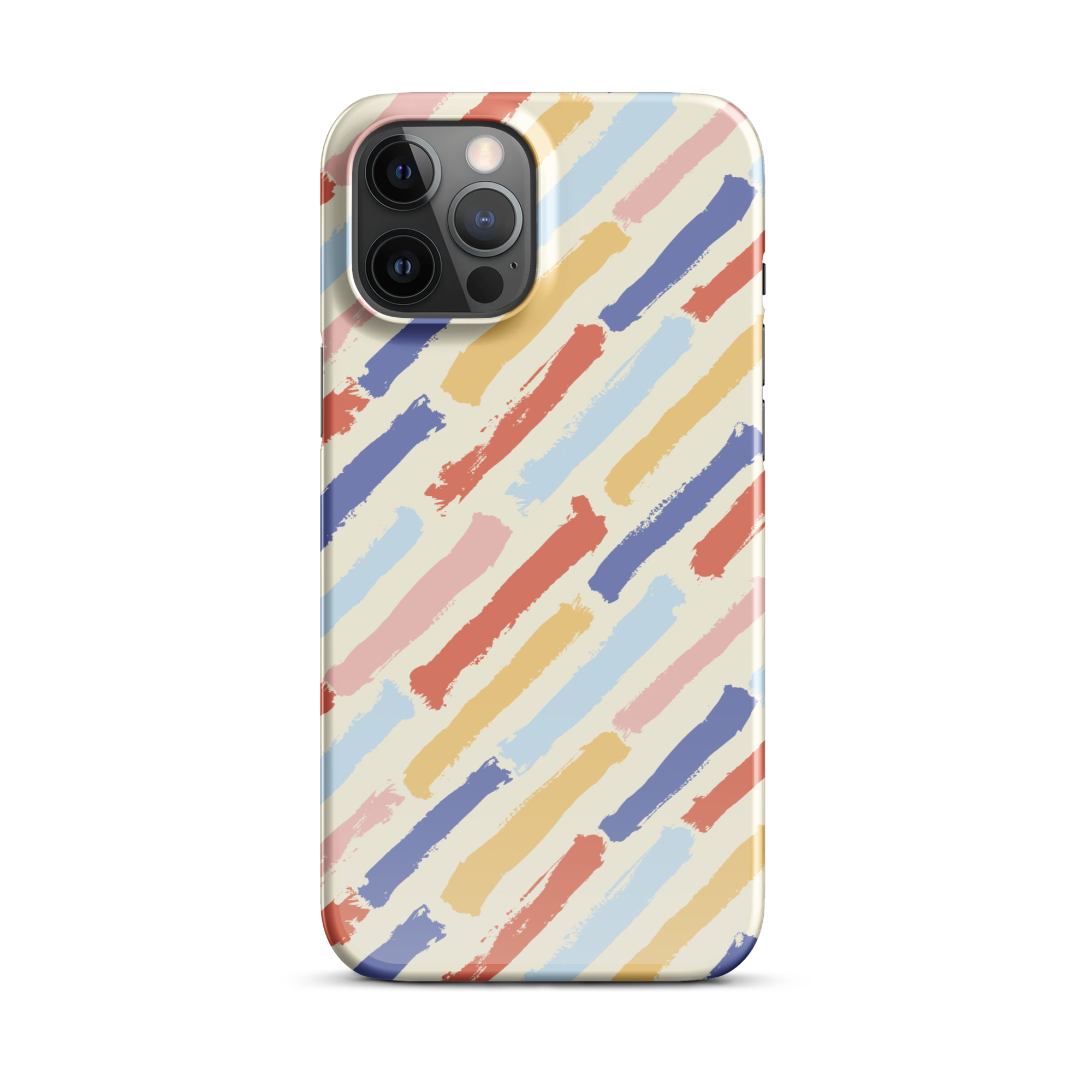 Pastel Paint Strokes iPhone 12 Pro Max Case