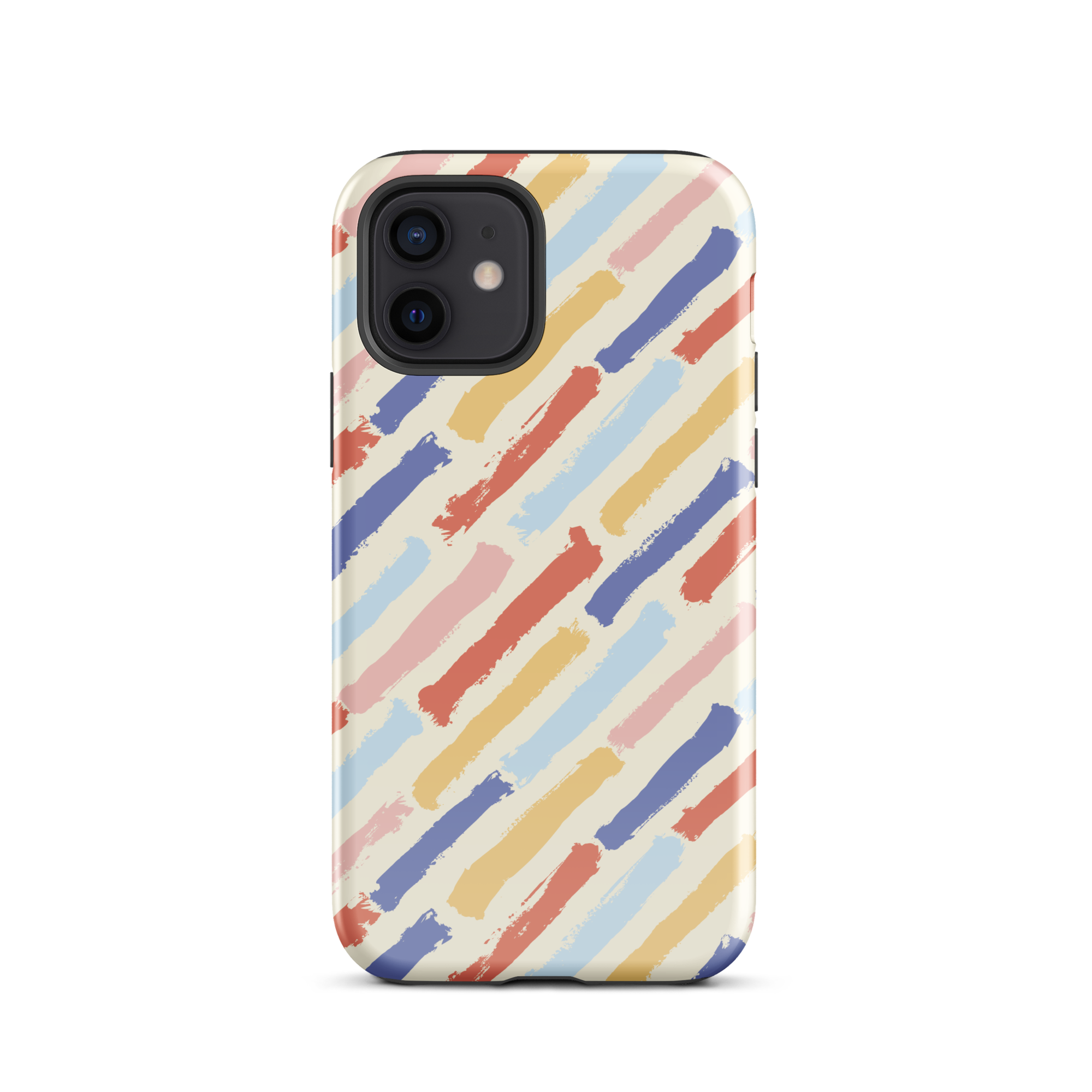 Pastel Paint Strokes iPhone 12 Case