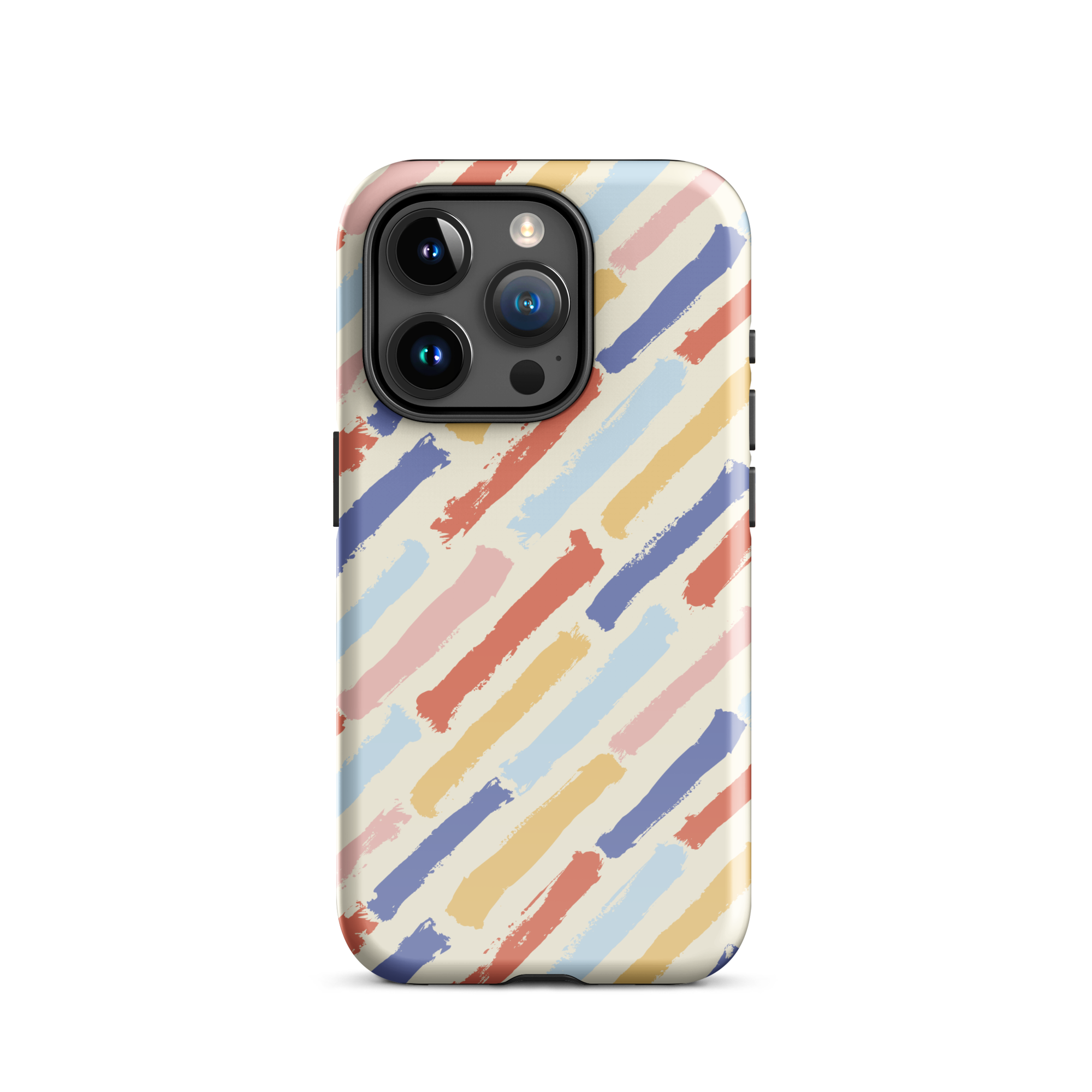 Pastel Paint Strokes iPhone 15 Pro Case