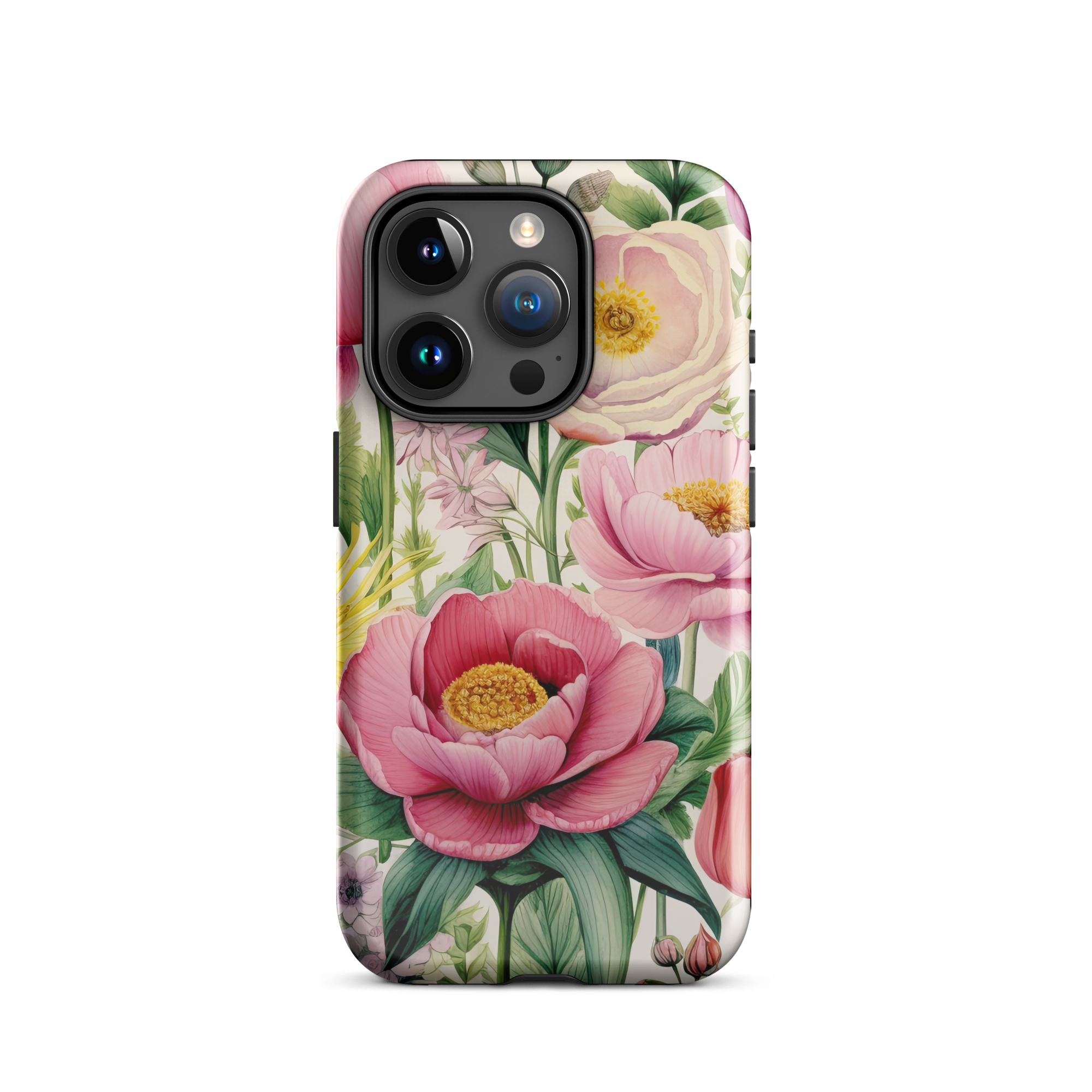 Peony Garden iPhone 15 Pro Case