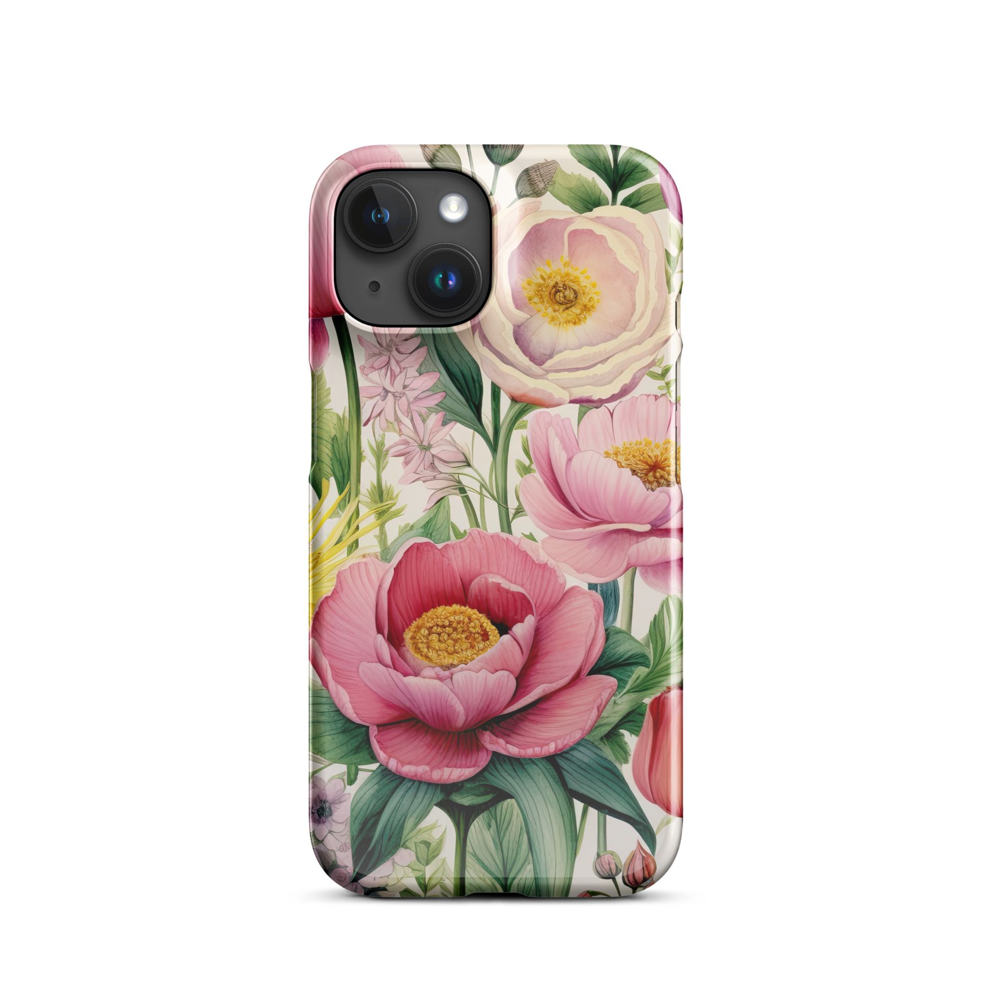 Peony Garden iPhone 15 Case