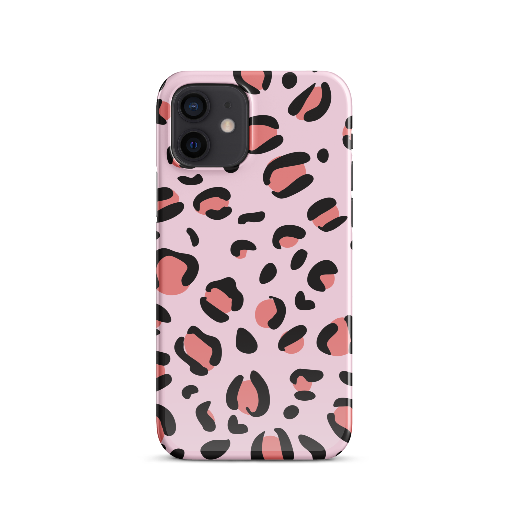 Pink Leopard Print iPhone 12 Case