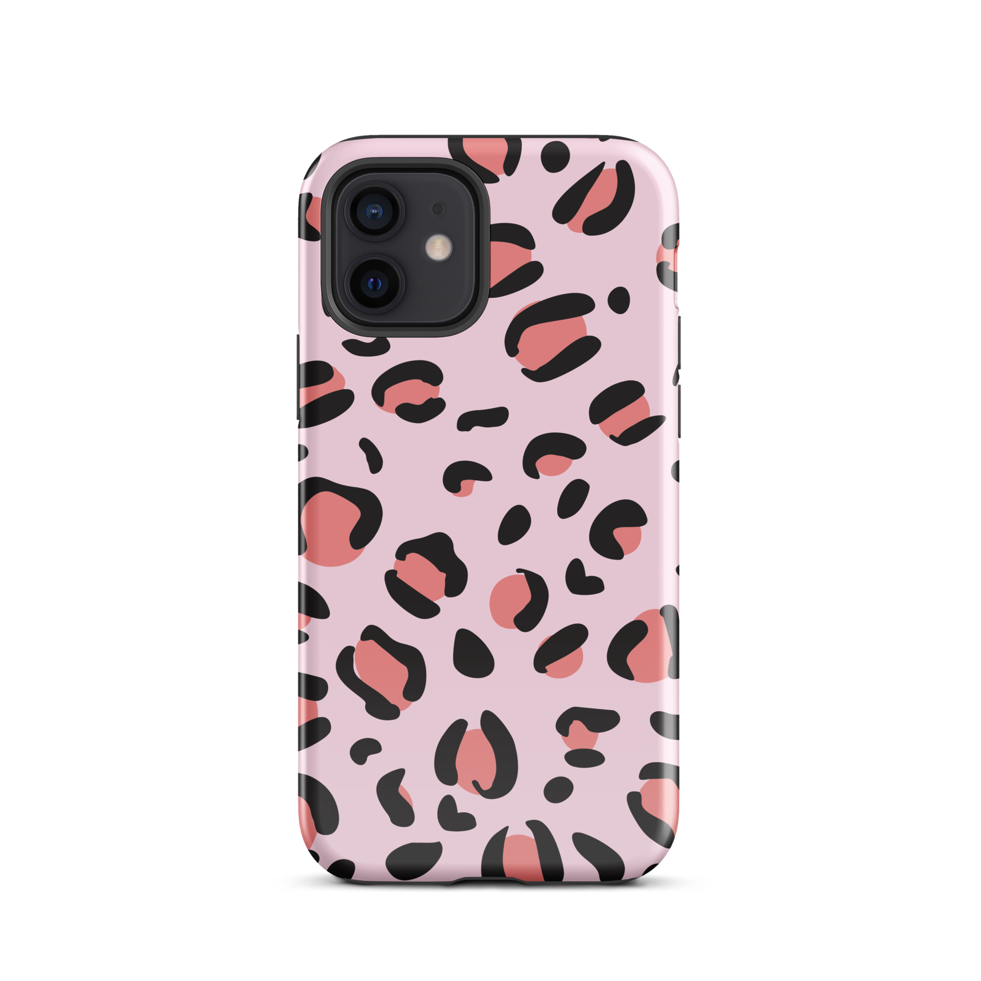 Pink Leopard Print iPhone 12 Case