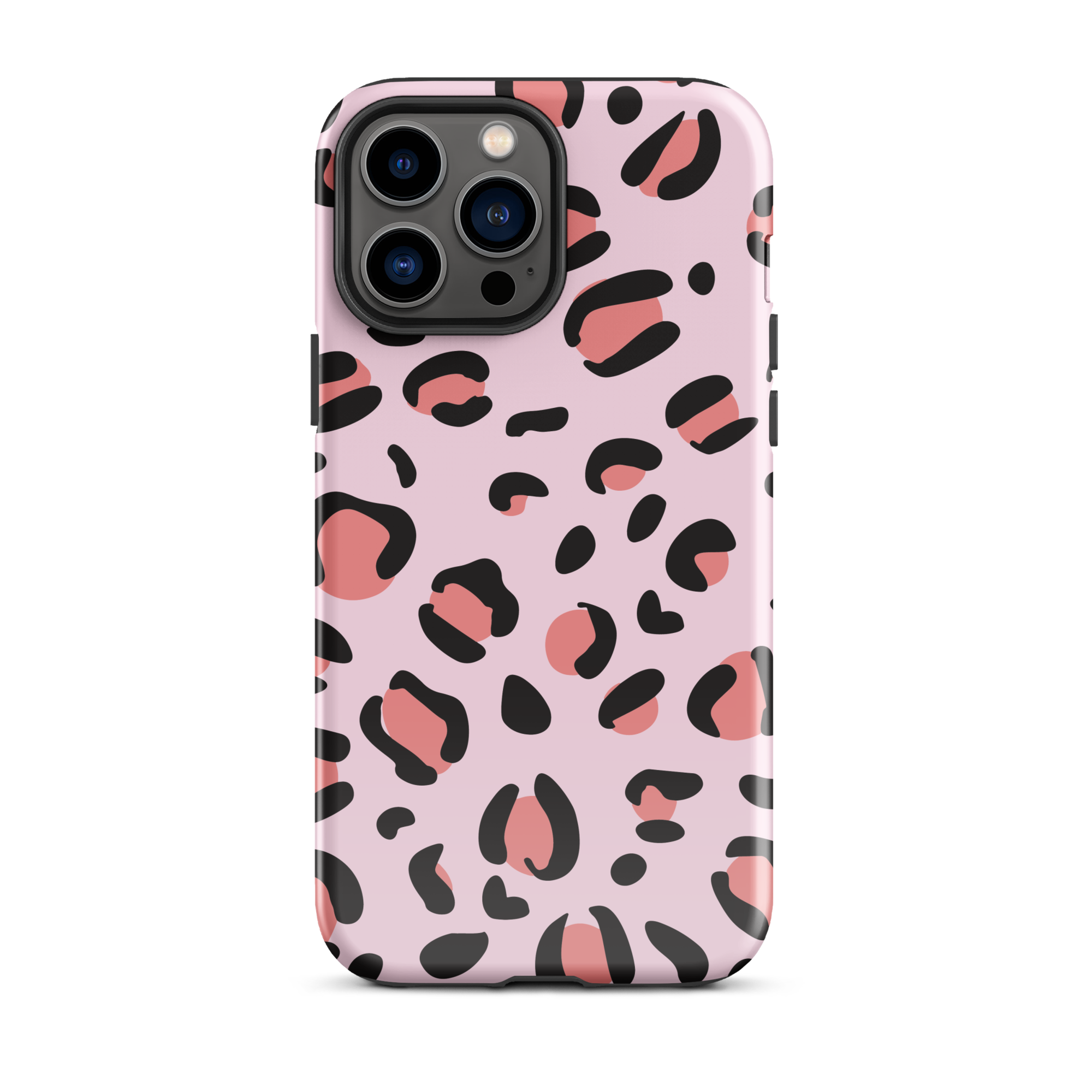 Pink Leopard Print iPhone 13 Pro Max Case