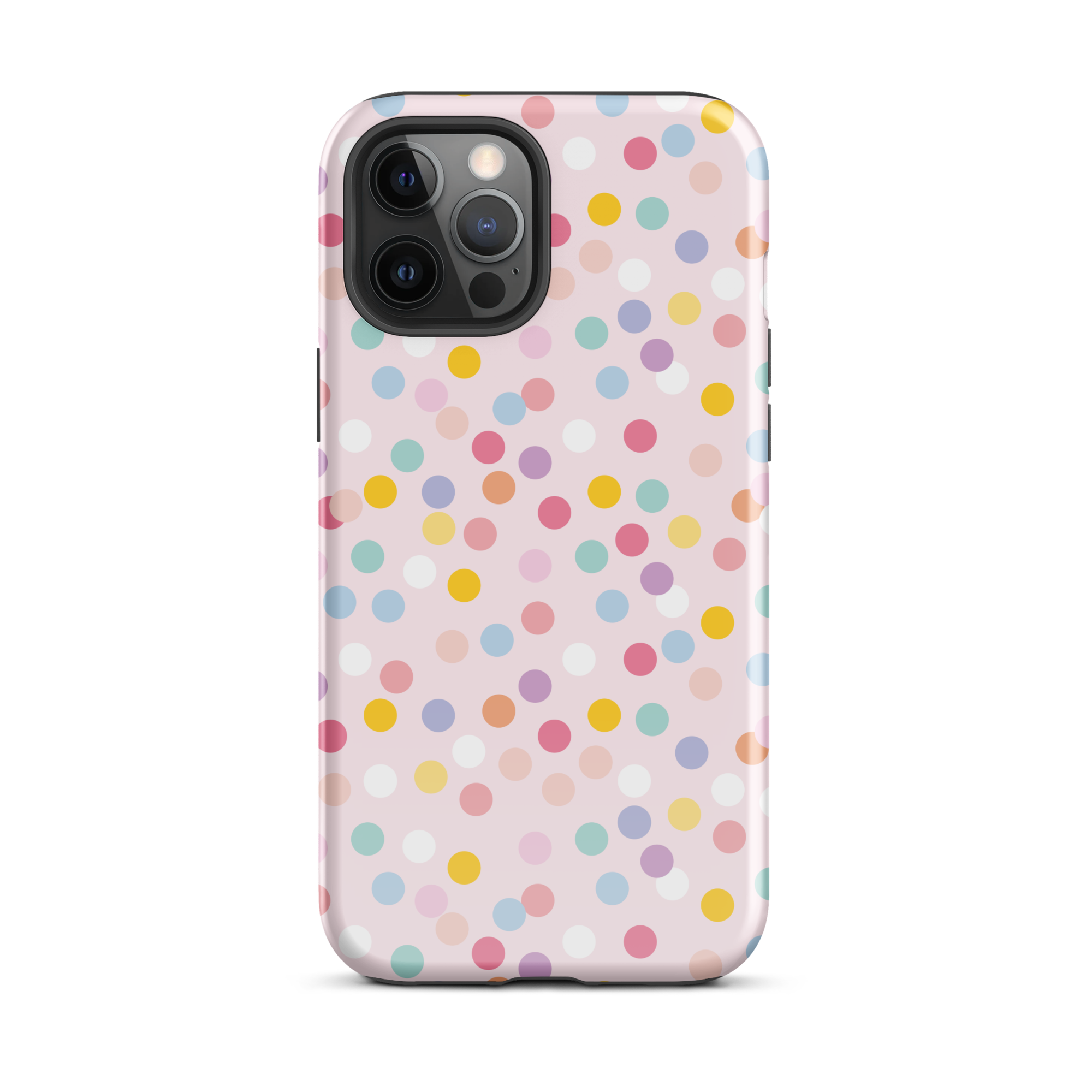 Pink Polka Dots iPhone 12 Pro Max Case
