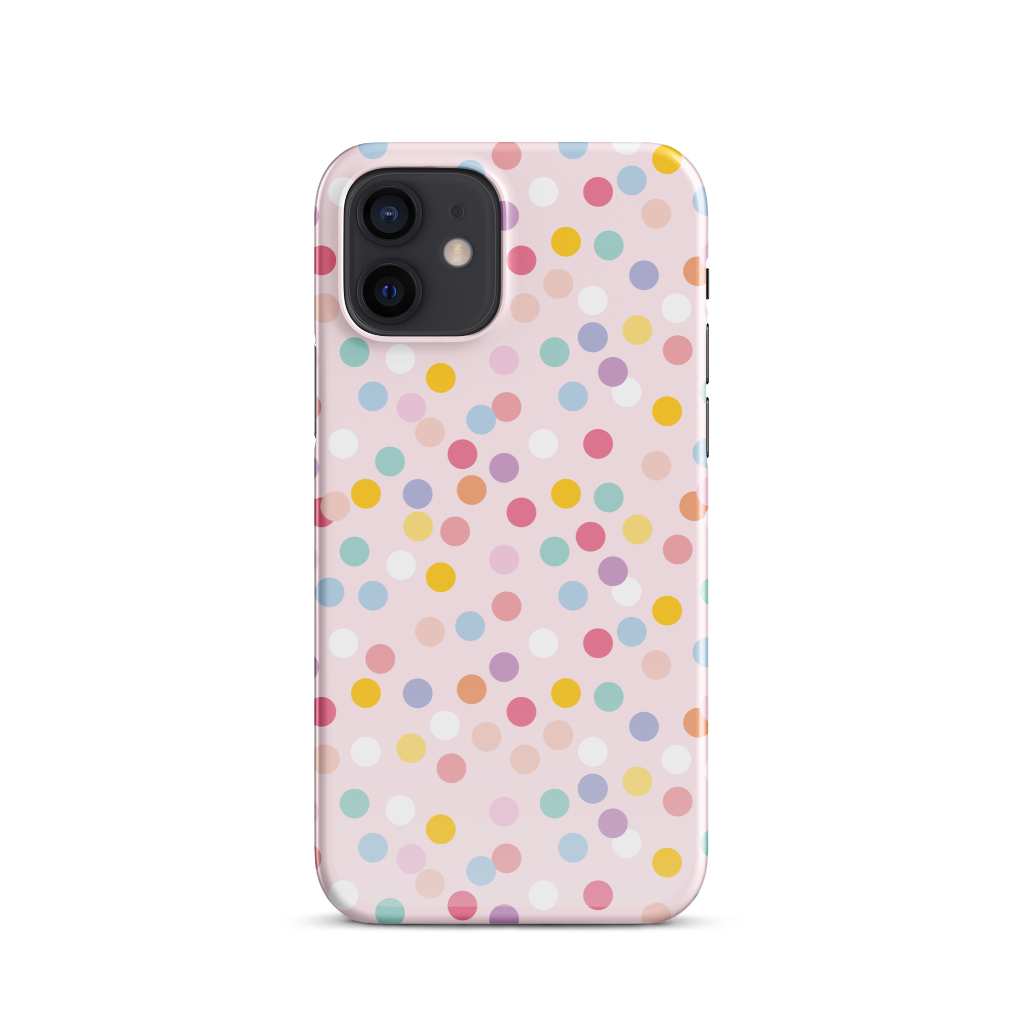 Pink Polka Dots iPhone 12 Case