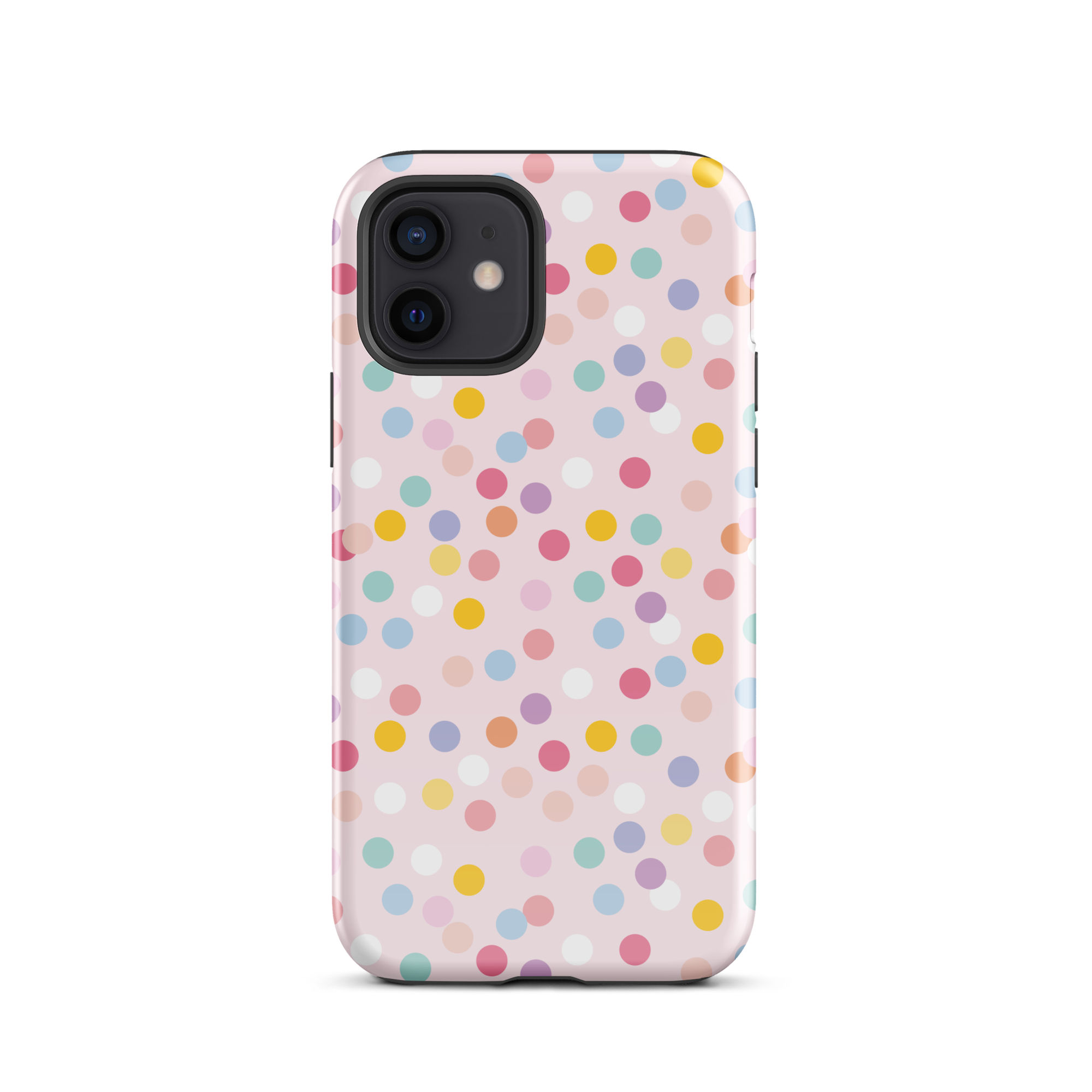 Pink Polka Dots iPhone 12 Case