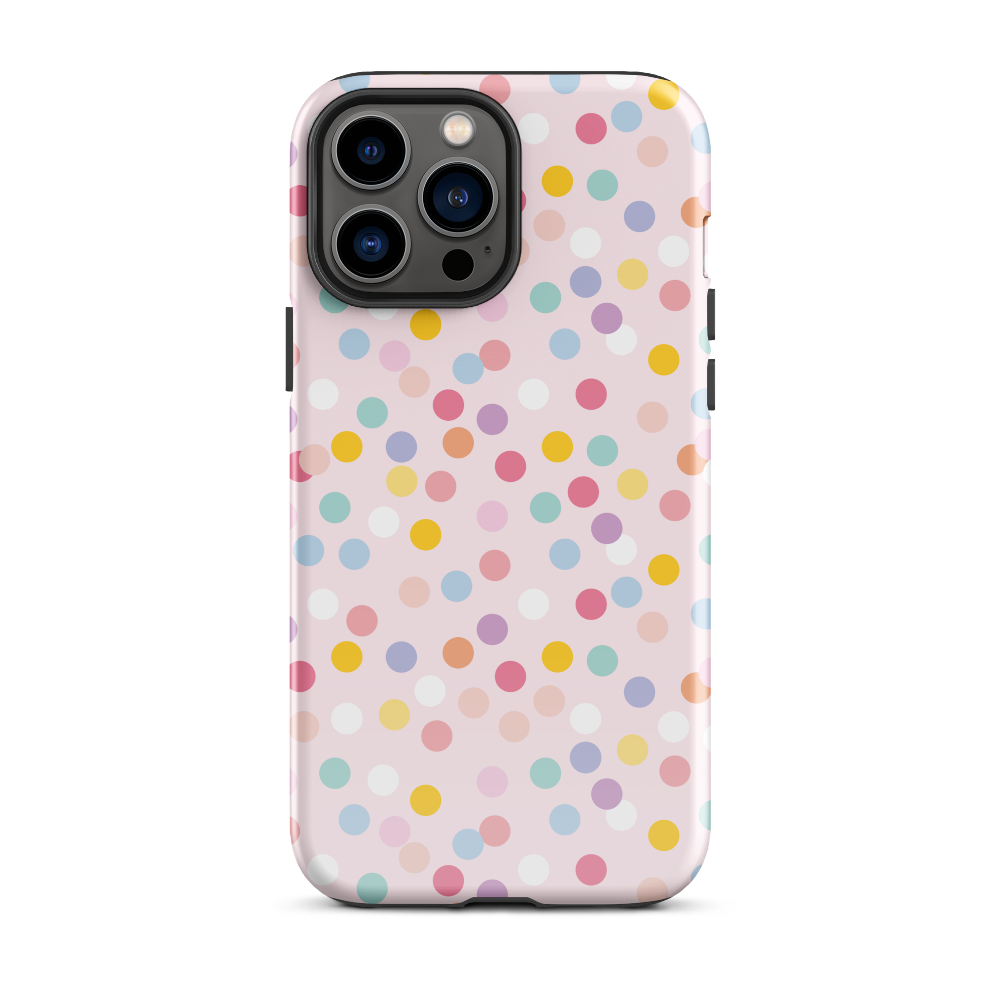 Pink Polka Dots iPhone 13 Pro Max Case