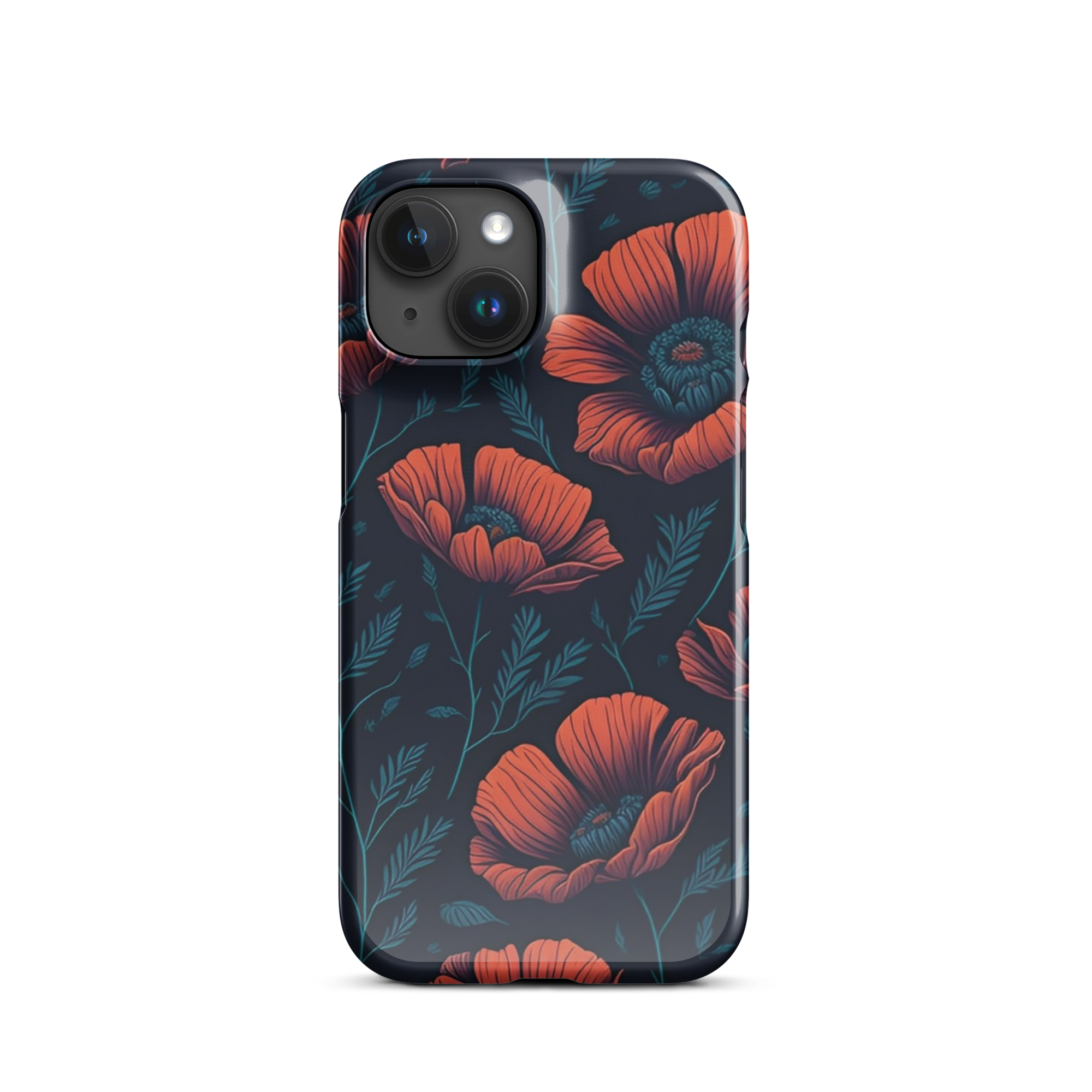 Poppy Flower iPhone 15 Case