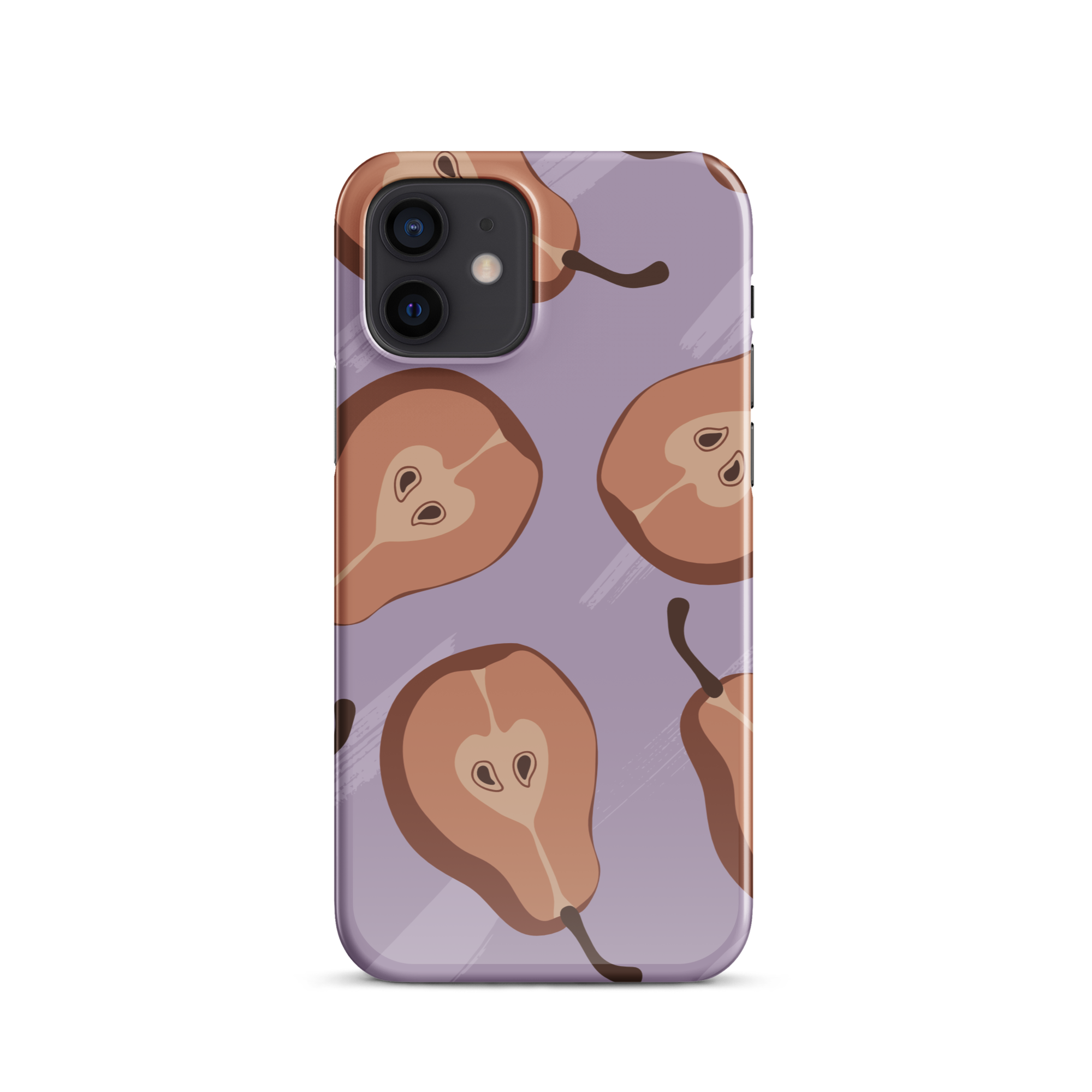 Purple Pear iPhone 12 Case