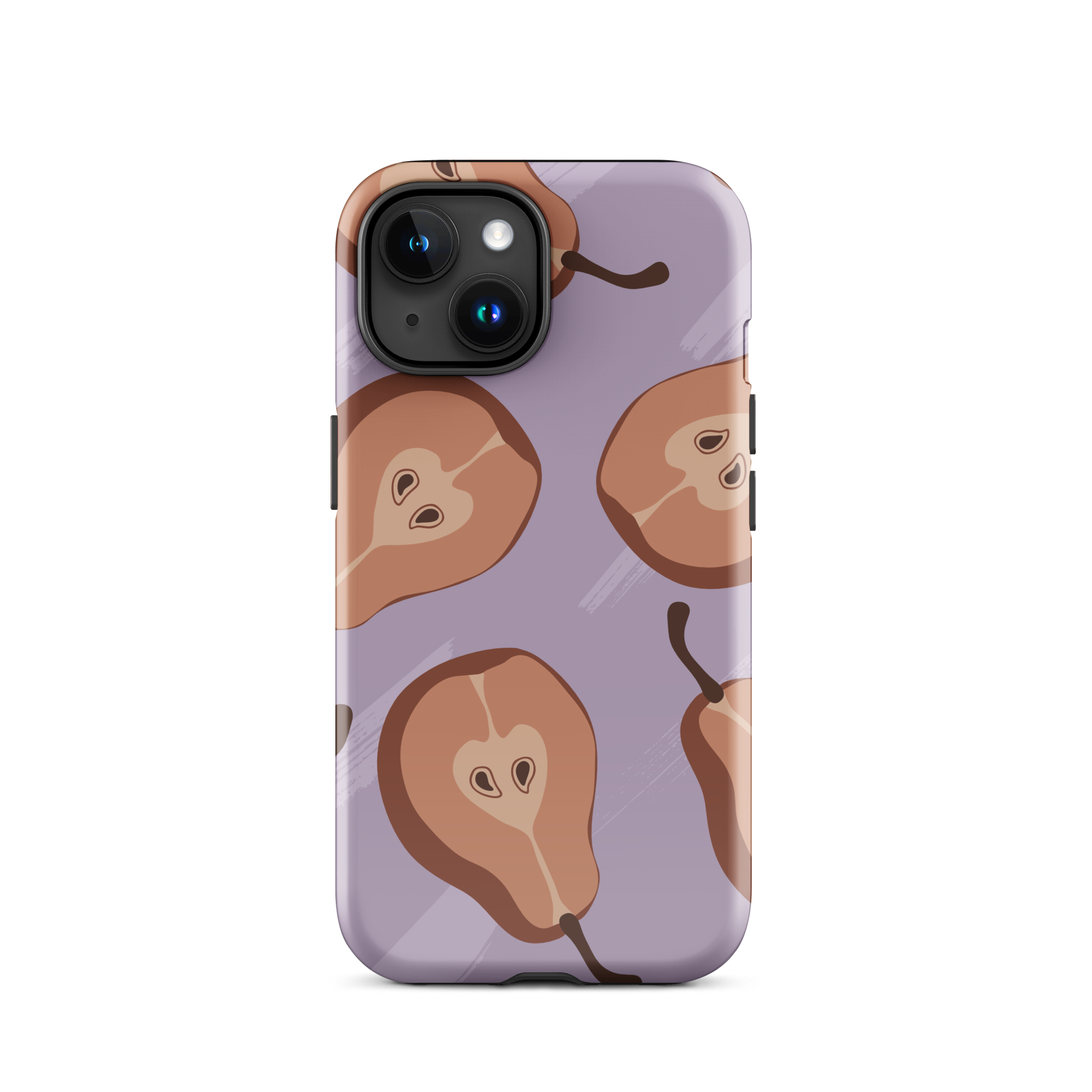 Purple Pear iPhone 15 Case