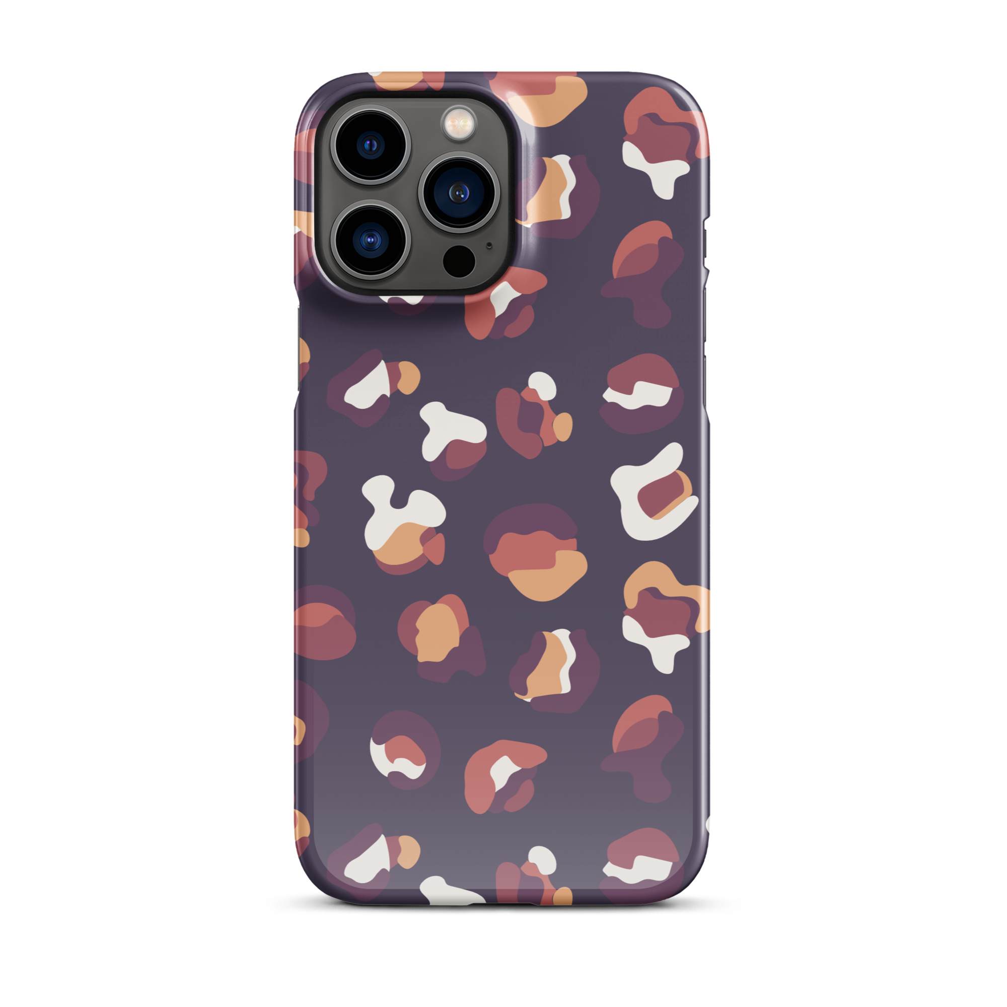 Retro Leopard Print iPhone 13 Pro Max Case