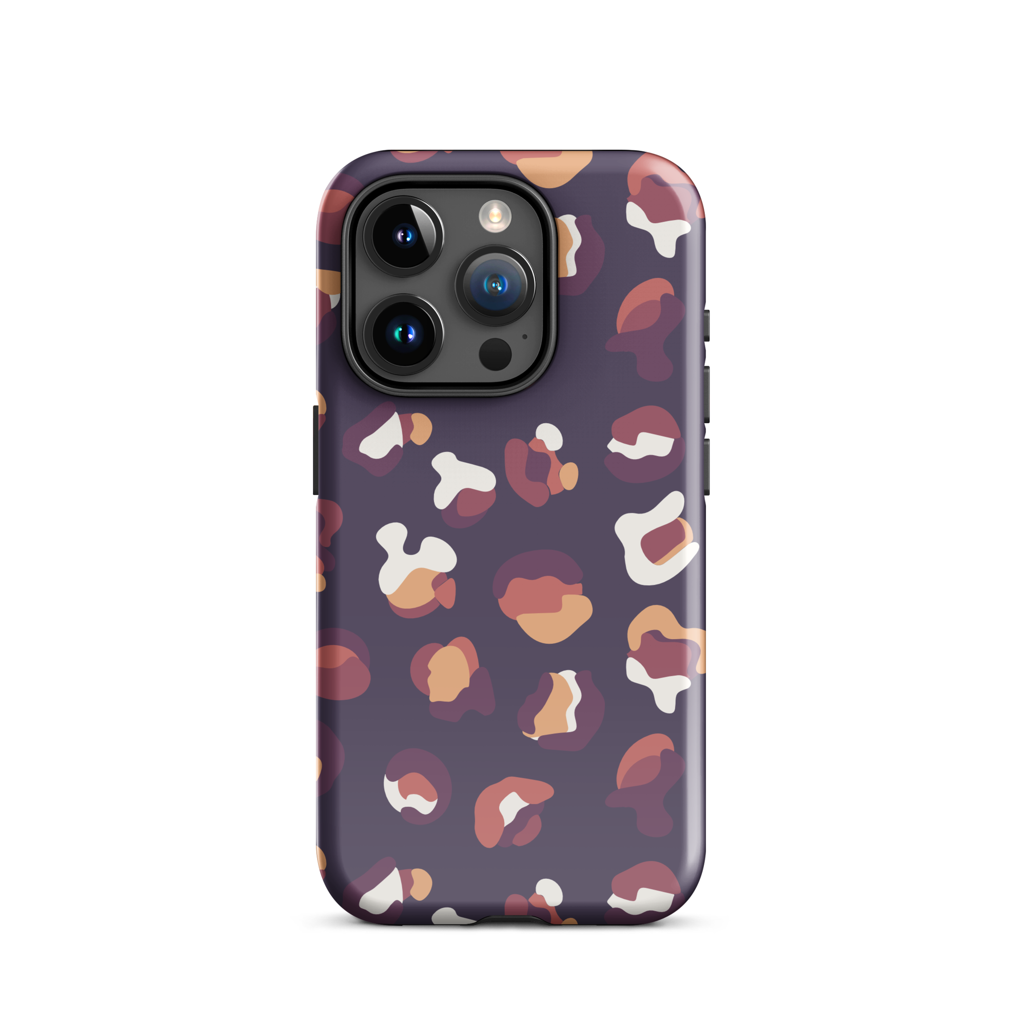 Retro Leopard Print iPhone 15 Pro Case