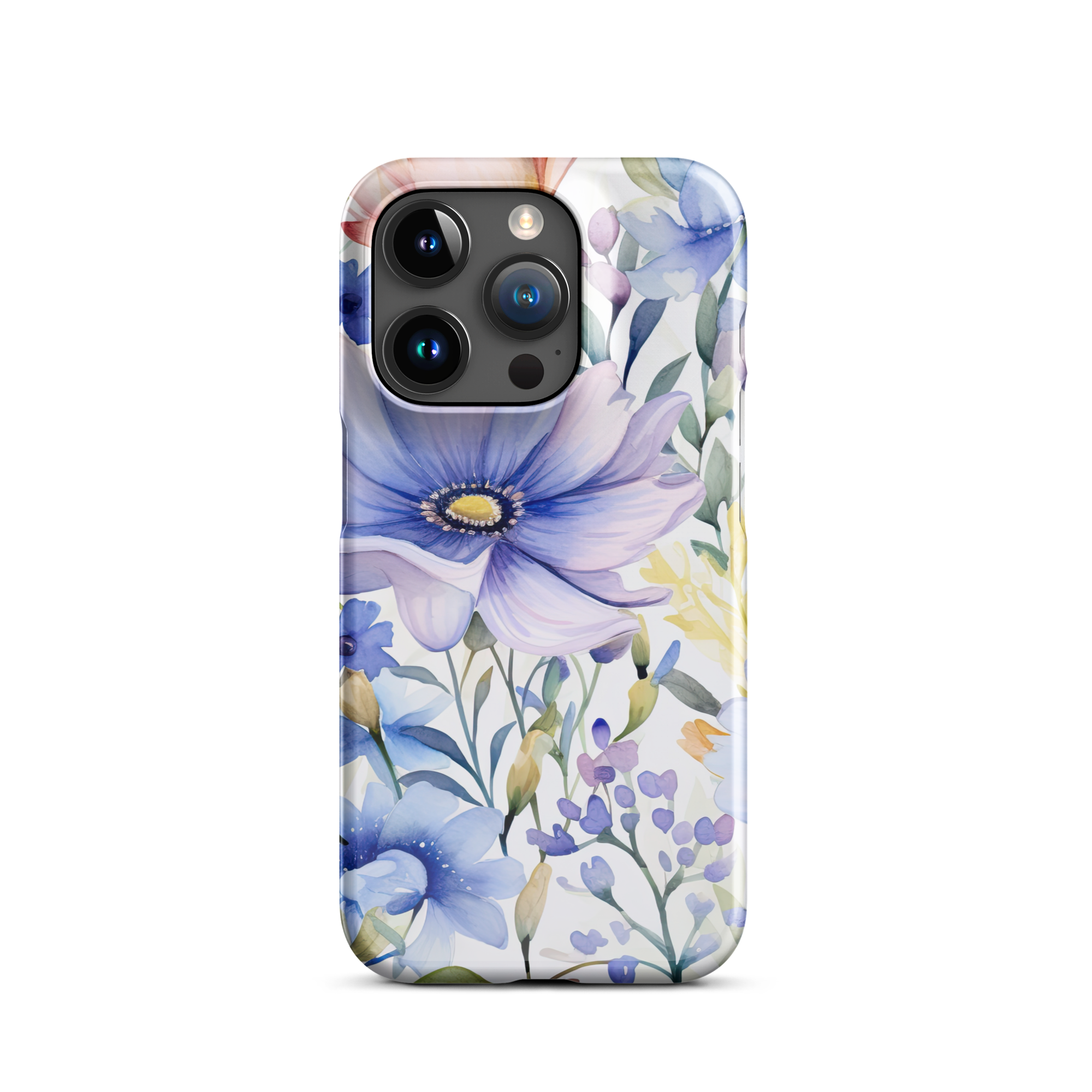 Serenity Blooms iPhone 15 Pro Case