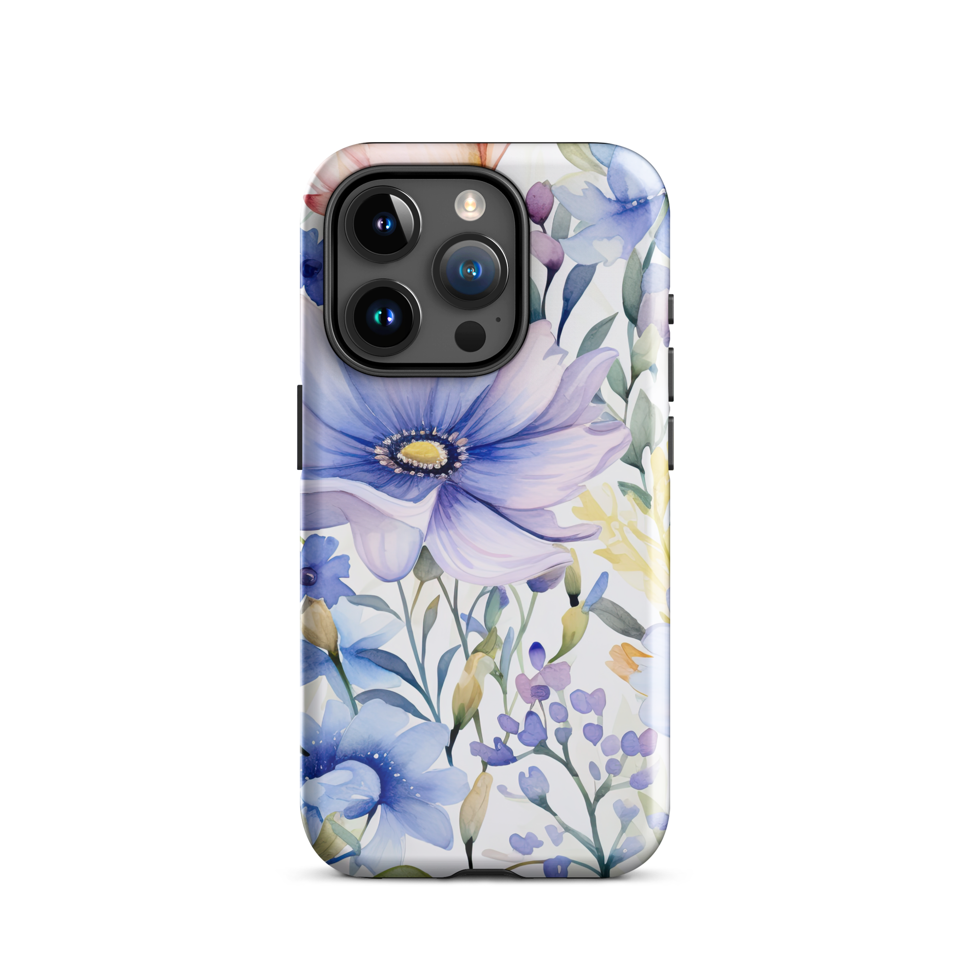 Serenity Blooms iPhone 15 Pro Case