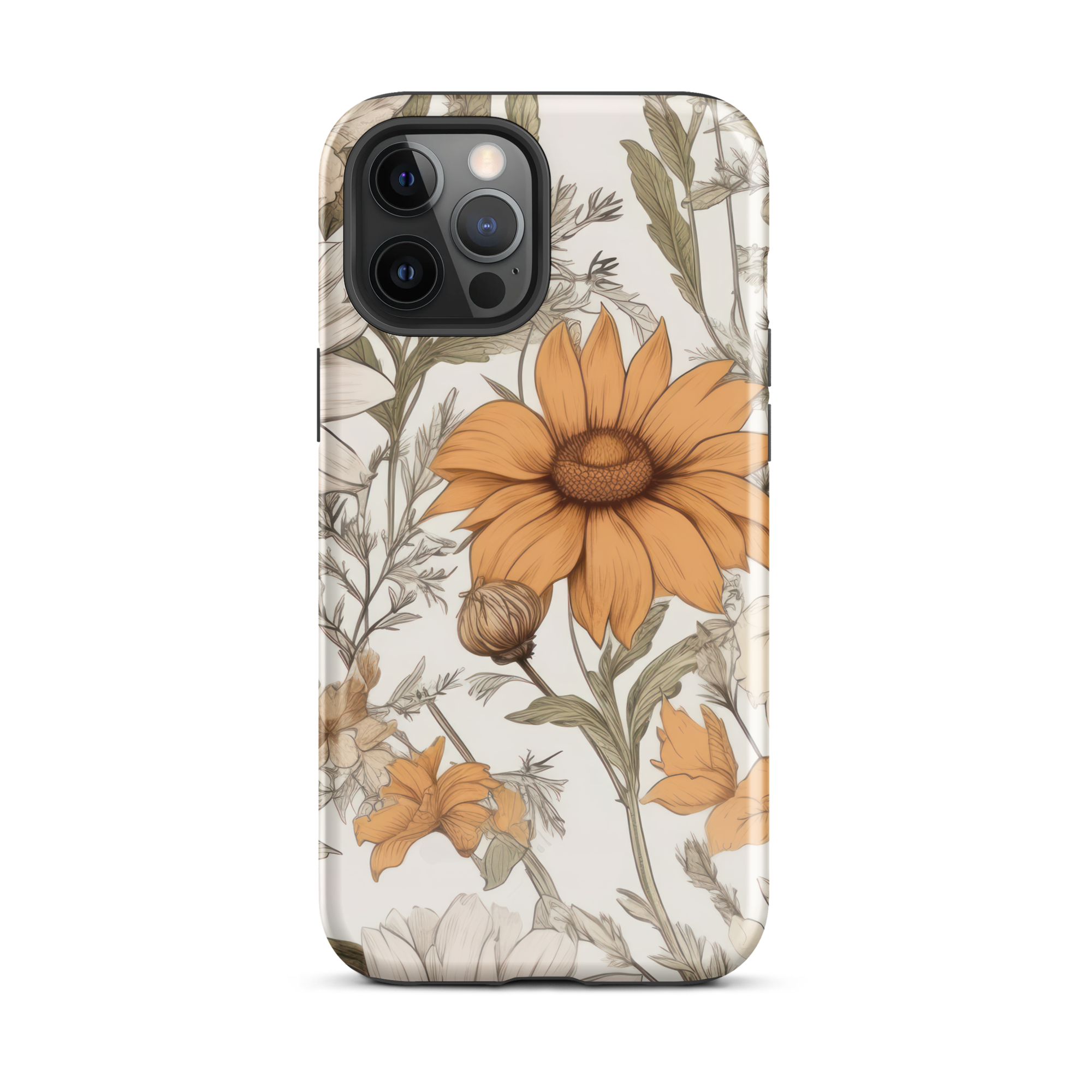 Vintage Sunflower iPhone 12 Pro Max Case