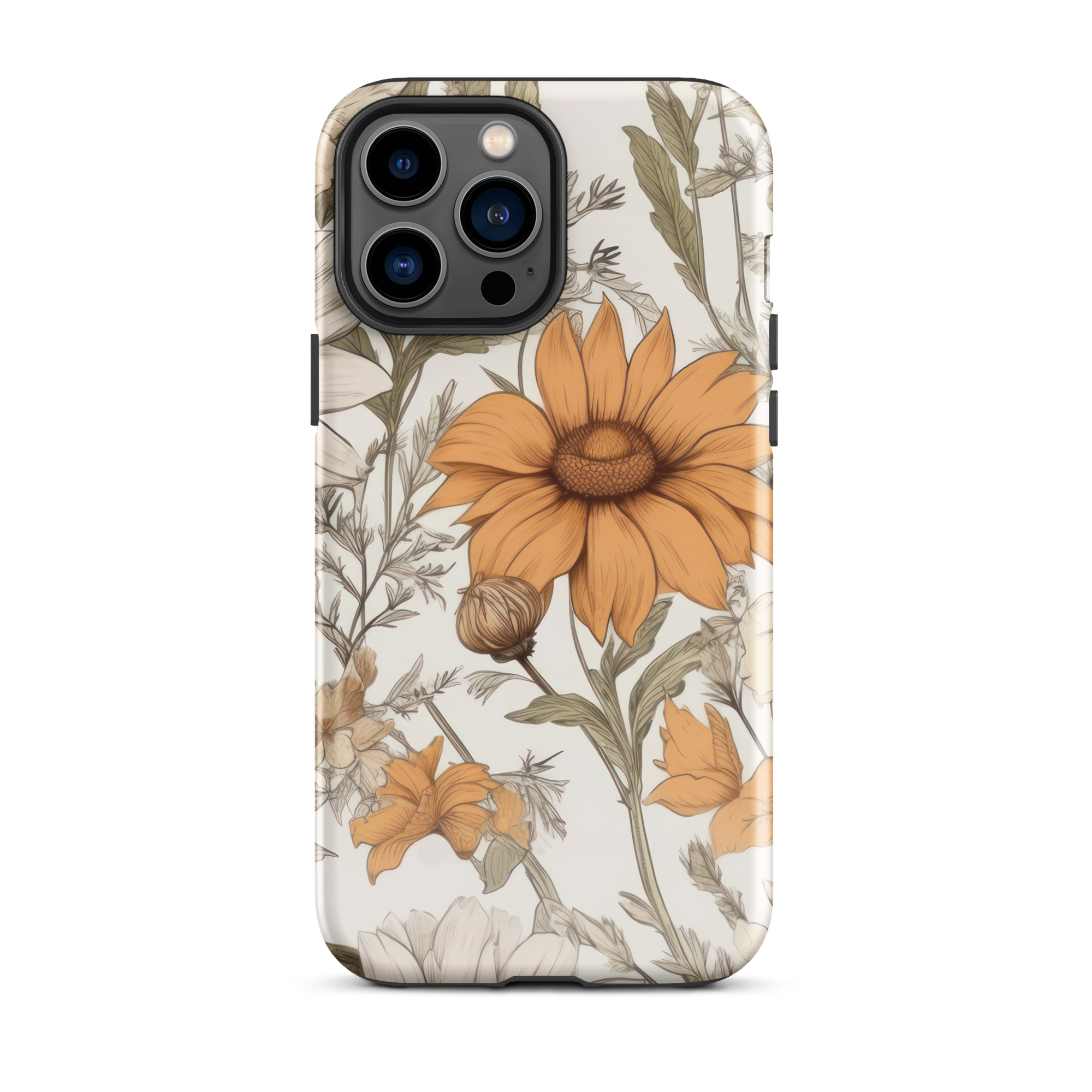 Vintage Sunflower iPhone 13 Pro Max Case