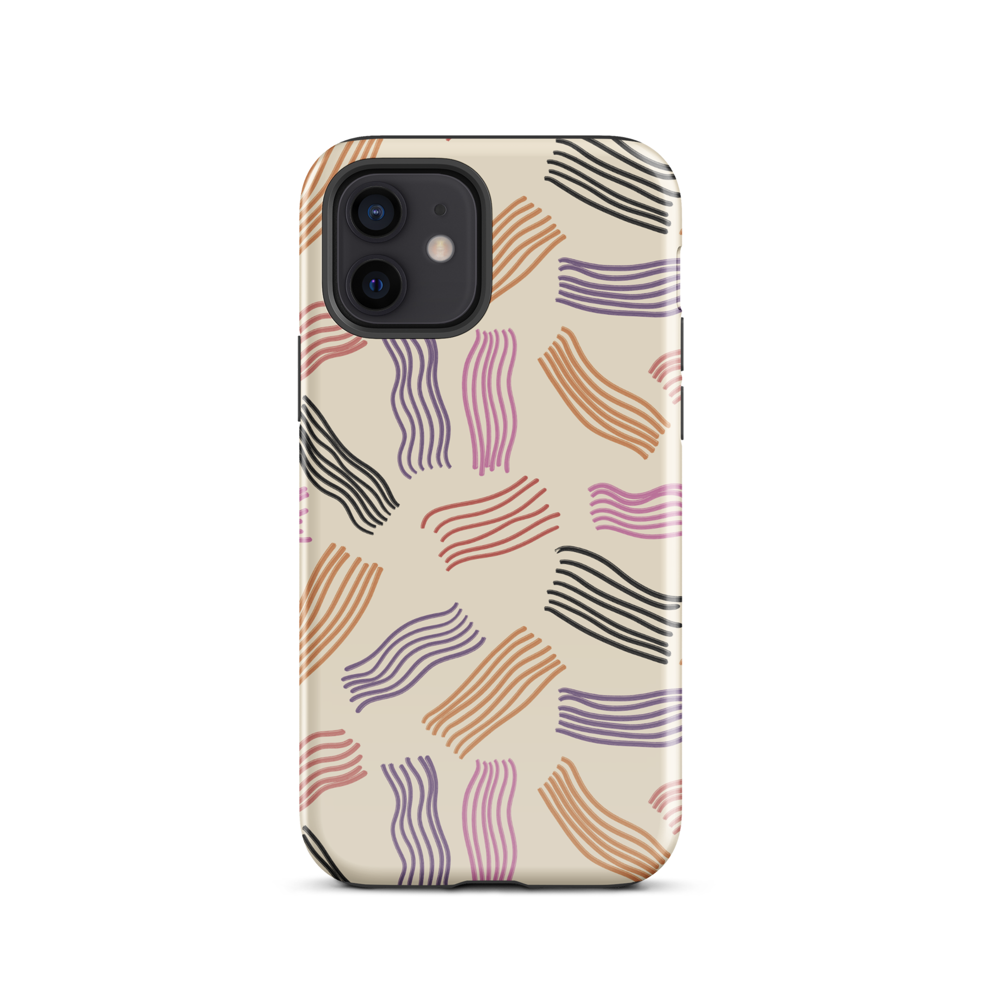 Whimsical Stripes iPhone 12 Case