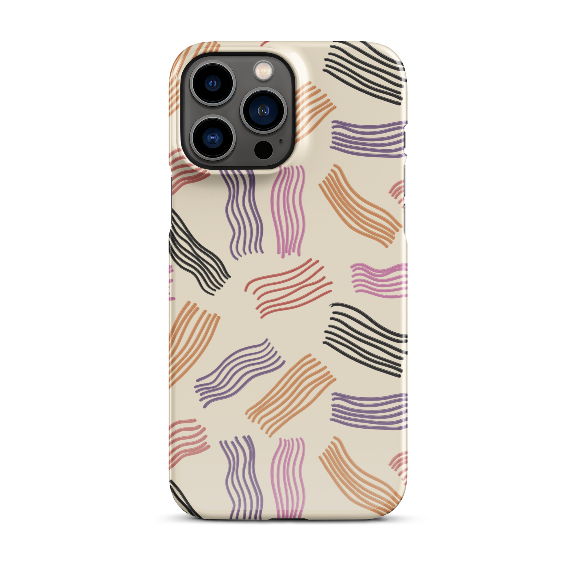 Whimsical Stripes iPhone 13 Pro Max Case