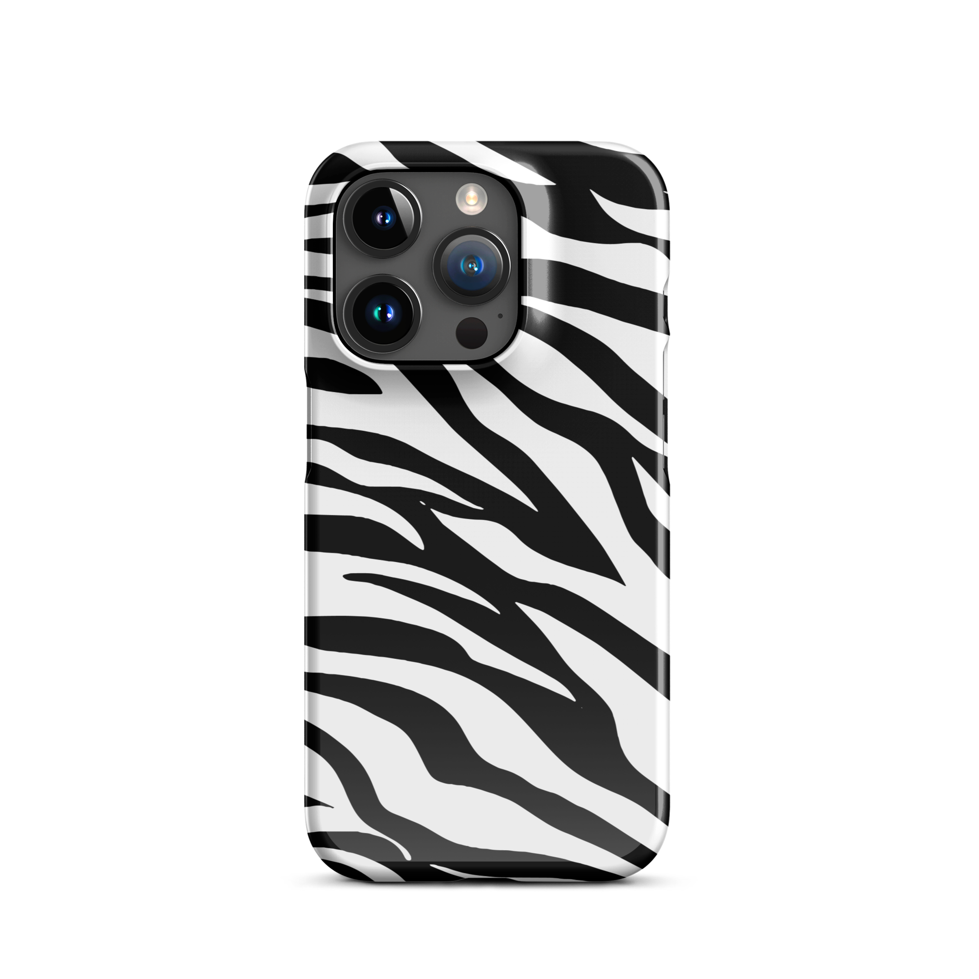 Zebra Print iPhone 15 Pro Case