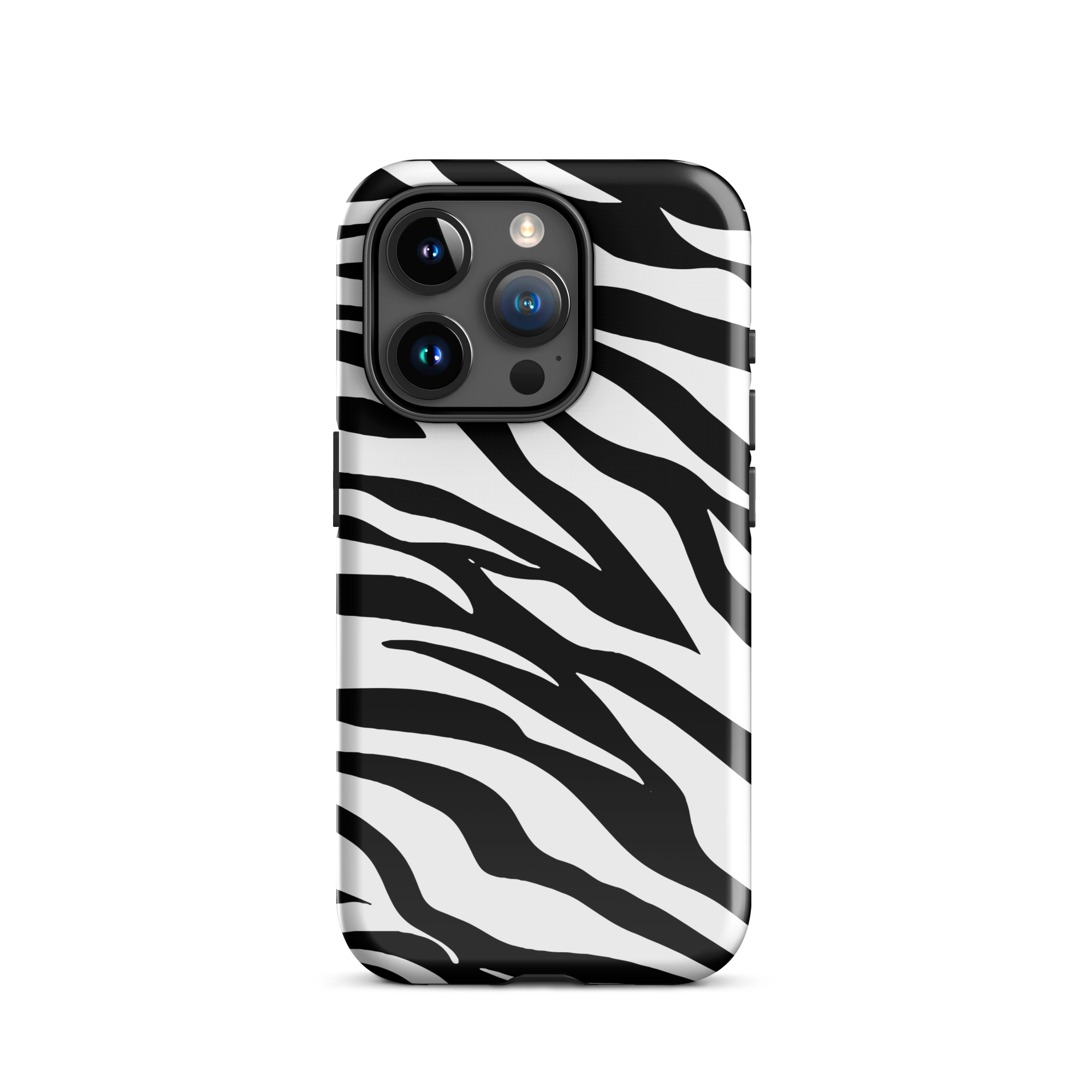 Zebra Print iPhone 15 Pro Case