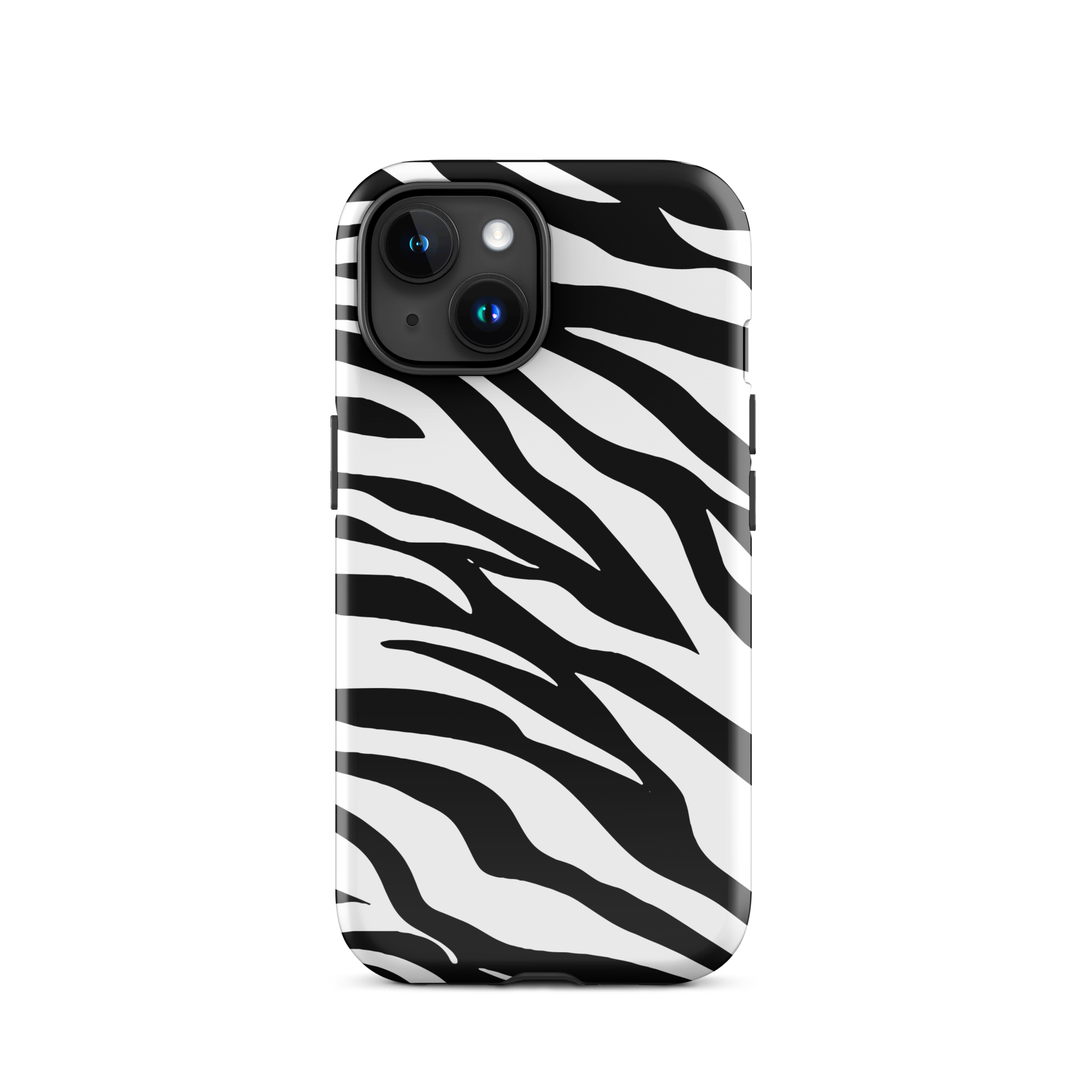Zebra Print iPhone 15 Case